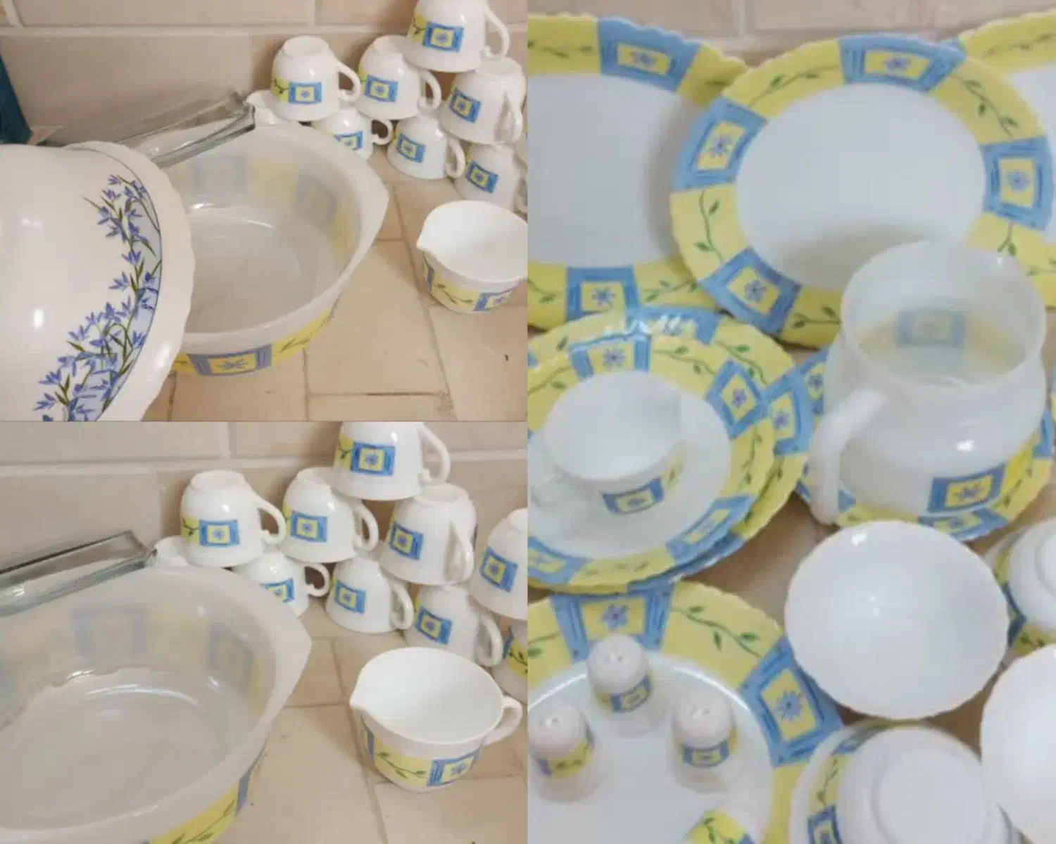 کلی ظروف فرانسه پیرکس ارکوپال|ظروف سرو و پذیرایی|قم, زنبیل آباد|دیوار