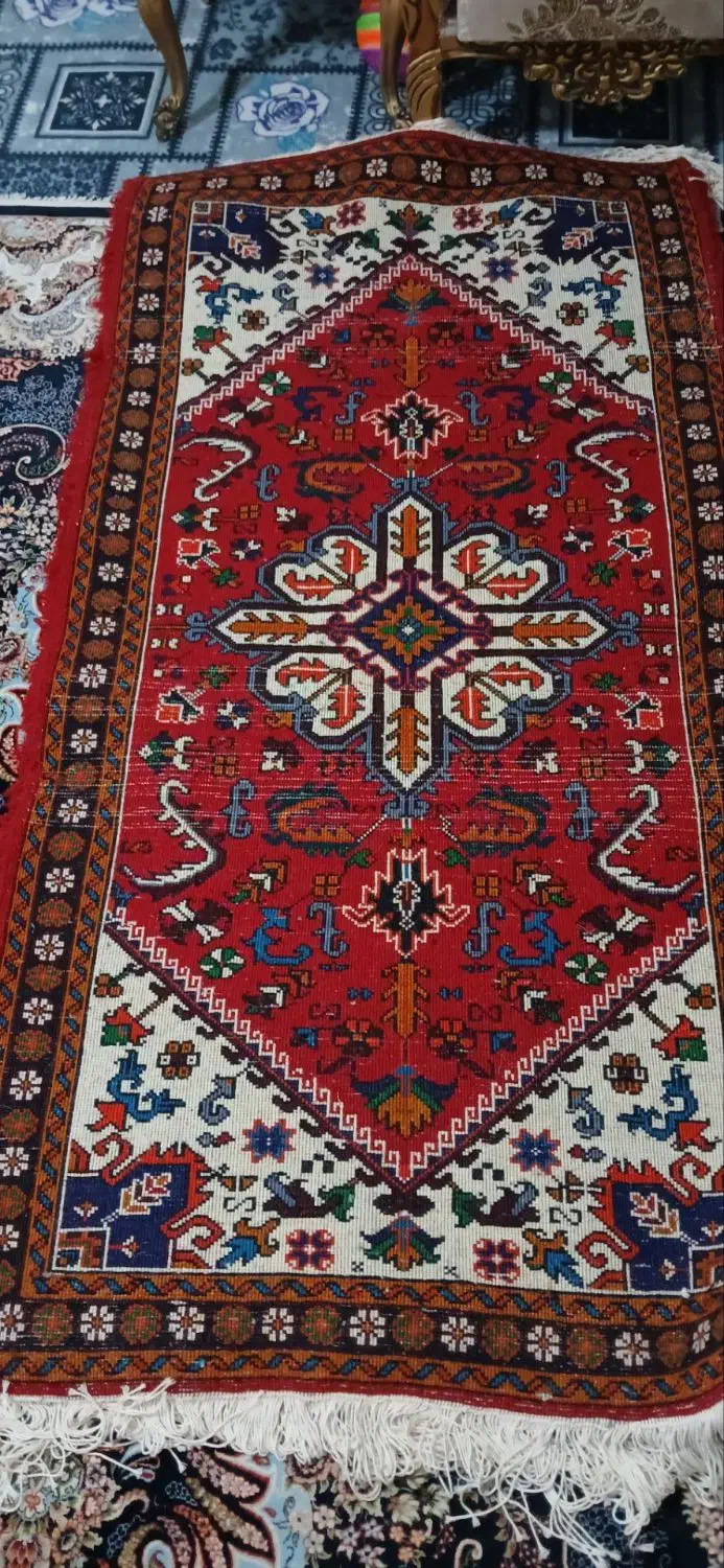 چهار جفت فرش یک متر در دومتر|فرش|تبریز, |دیوار