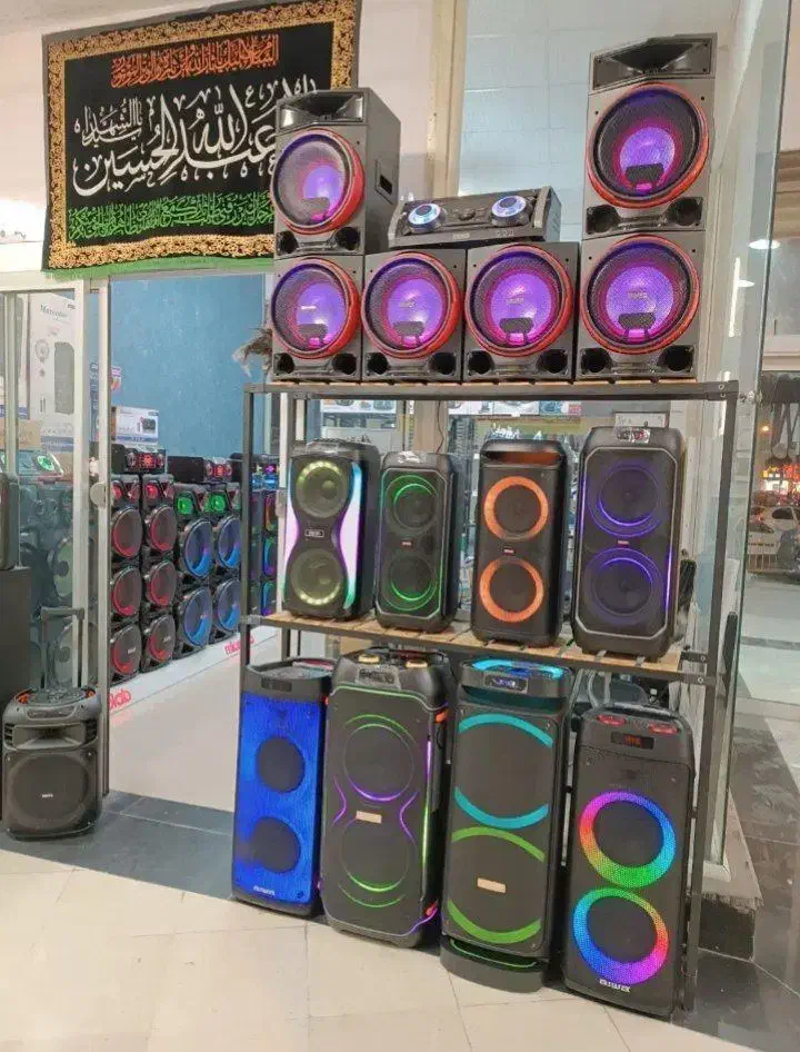 اسپیکر شارژی شارک 102 بدون پیش پرداخت وبدون کارمزد|سیستم صوتی خانگی|مشهد, الهیه|دیوار