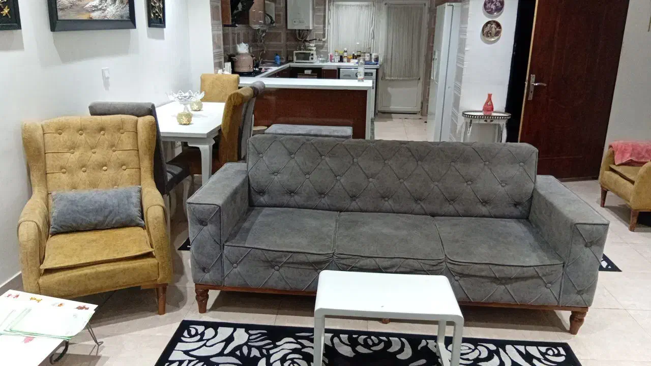 مبل هشت نفره و نهار خوری شش نفره|مبلمان خانگی و میز عسلی|سنندج, |دیوار