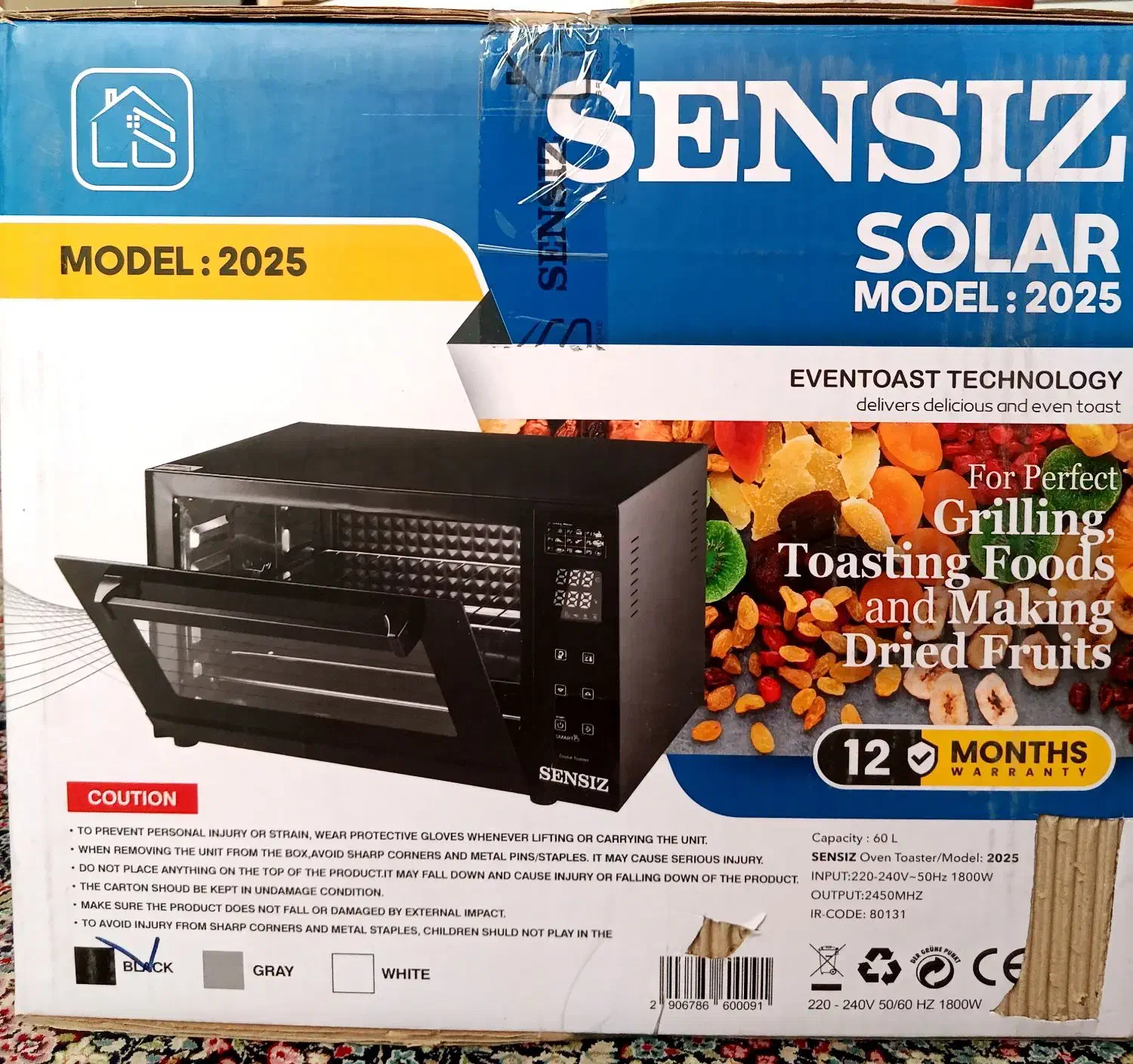 توستر سولار ترکی مدل 2025|اجاق گاز و لوازم برقی پختوپز|کرمان, |دیوار