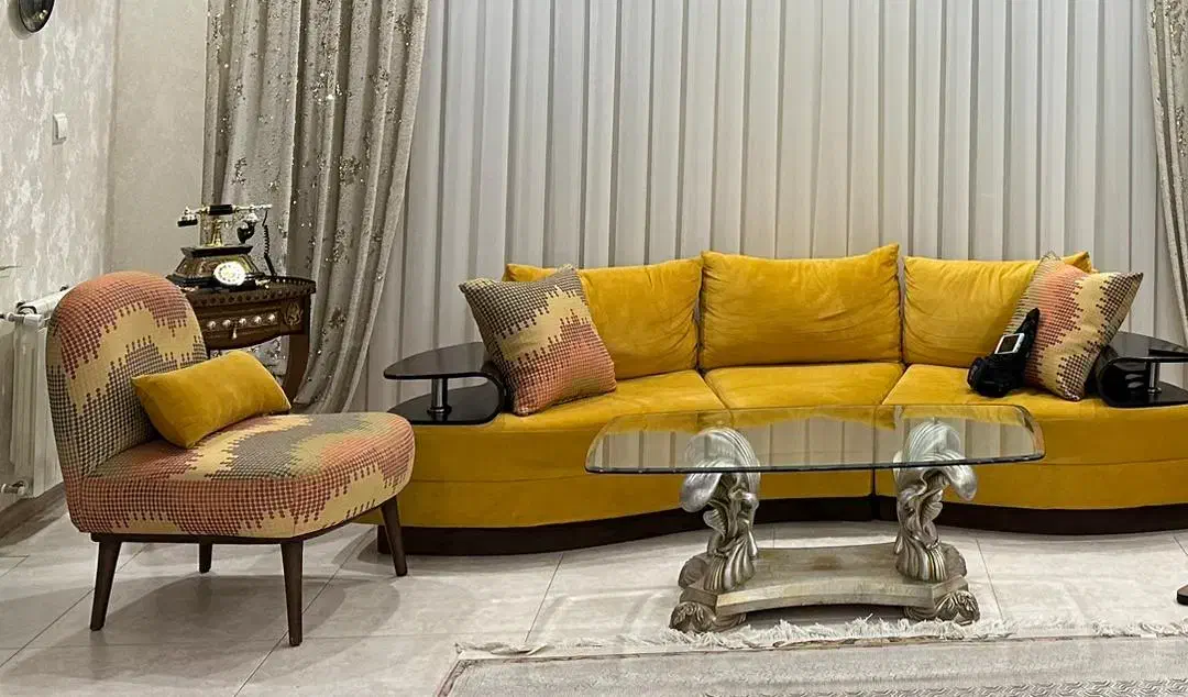 مبل نیم ست کیفیت عالی|مبلمان خانگی و میز عسلی|قزوین, |دیوار