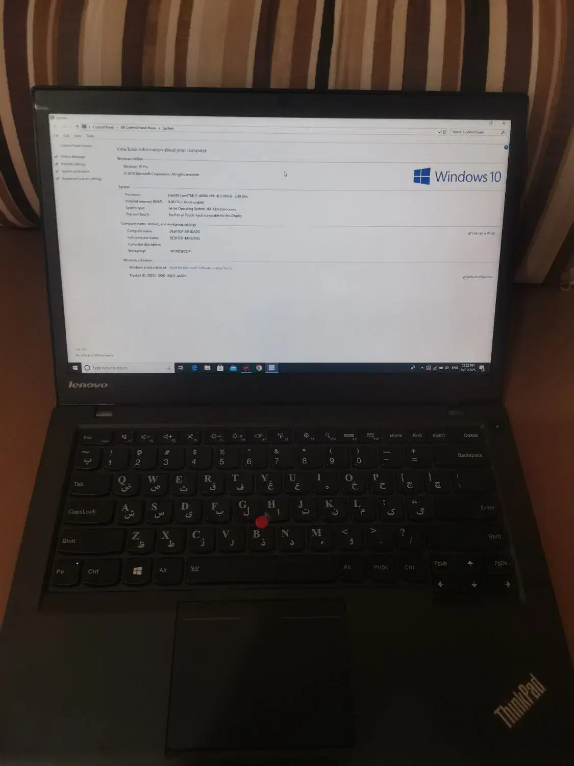 لپتاپ لنوو مدل ThinkPad T440s|رایانه همراه|سیرجان, |دیوار