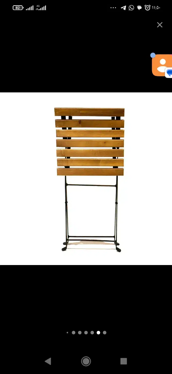 میز ناهارخوری چوبی تاشو|میز و صندلی غذاخوری|ملک‌آباد, |دیوار