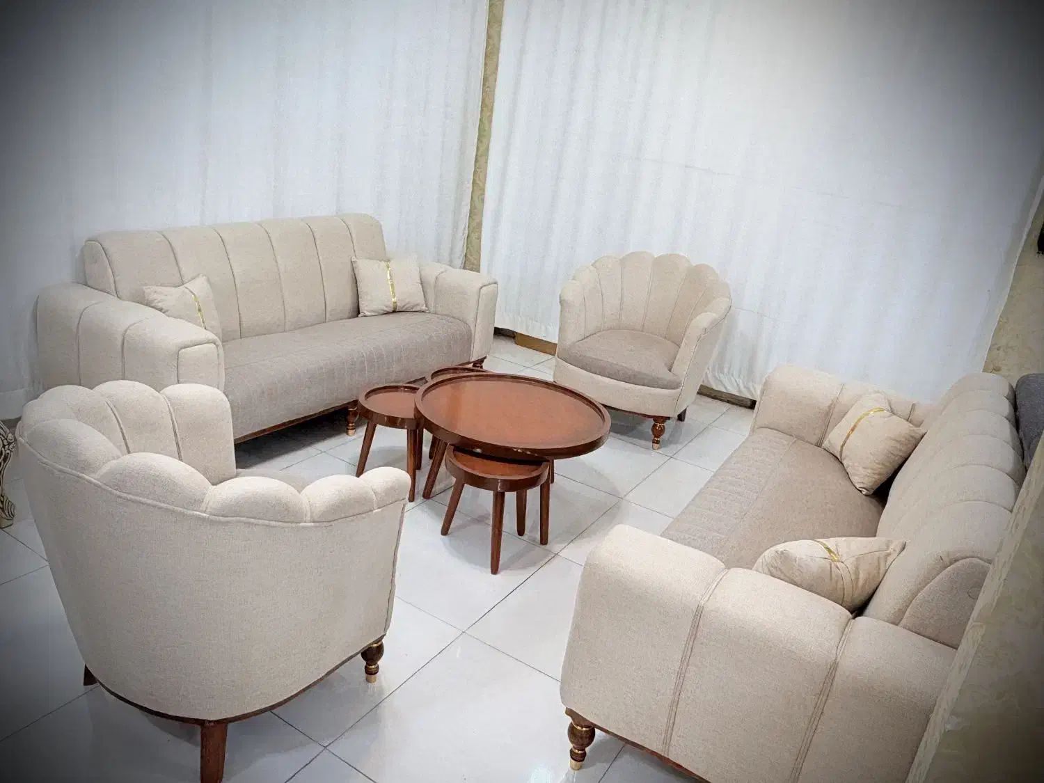 مبل صدفی دست آخر|مبلمان خانگی و میز عسلی|اهواز, کوی ترابری|دیوار