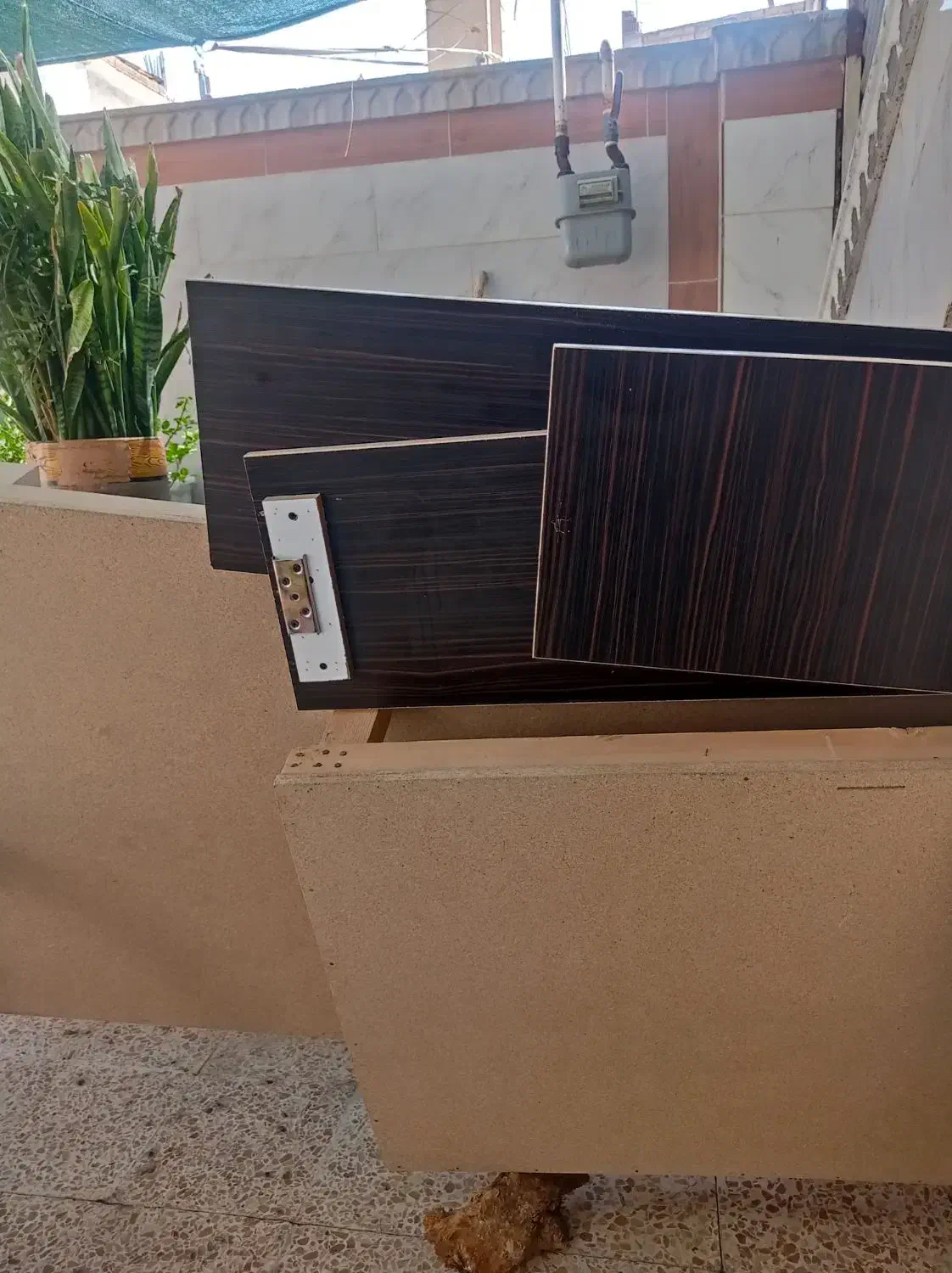 تخت خواب دو نفره ام دی اف|تخت و سرویس خواب|ایذه, |دیوار