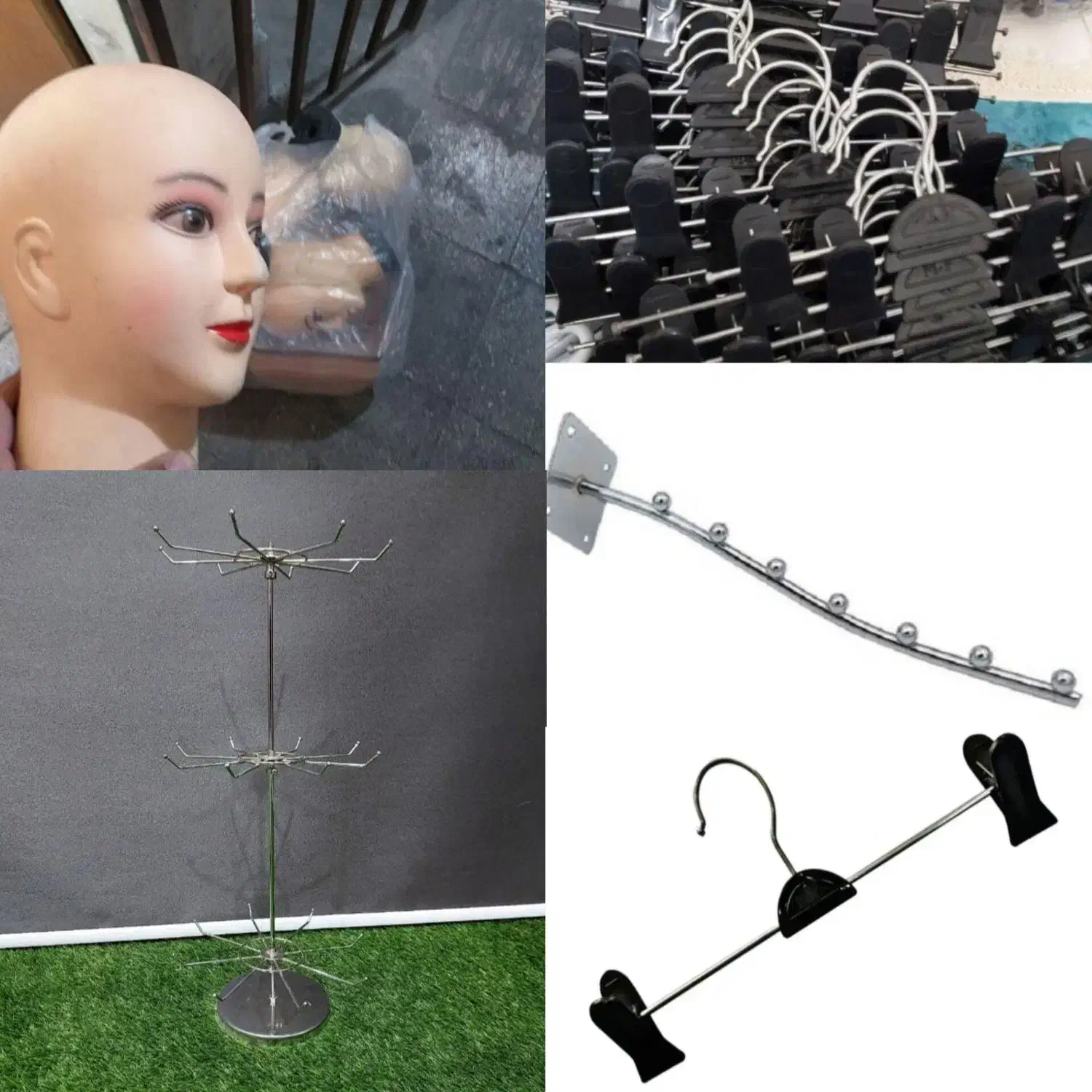 چوبکار، کله مانکن، چوب لباسی، رگال چرخشی، تیله ای|فروشگاه و مغازه|قم, ولیعصر|دیوار