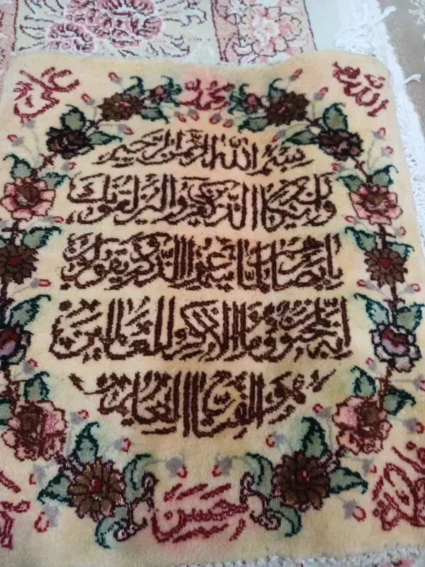 تابلو فرش دستبات ابریشم|تابلو فرش|رشت, پاره بیجار|دیوار