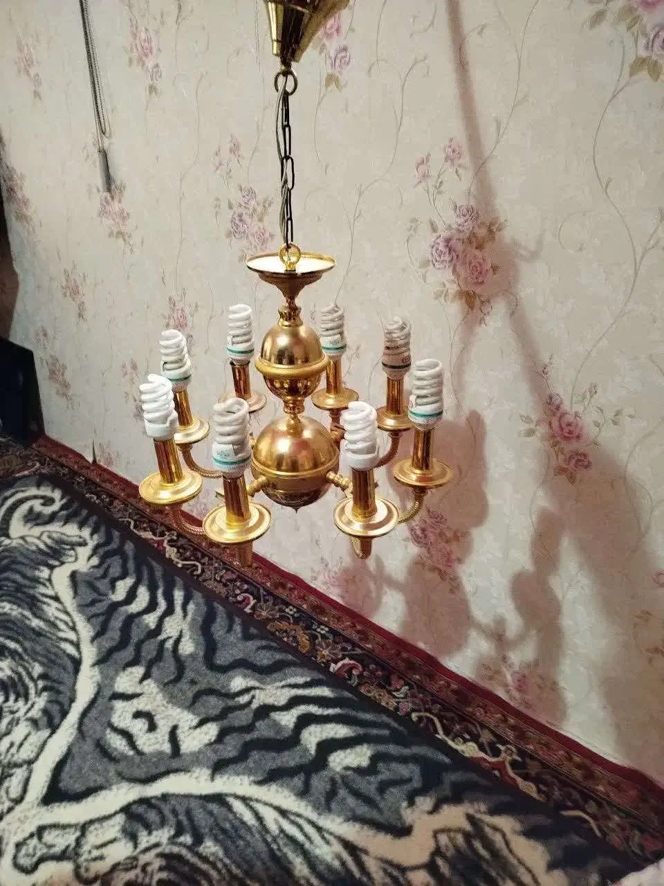 لوستر هشت شاخه|لوستر و چراغ آویز|ماکو, |دیوار