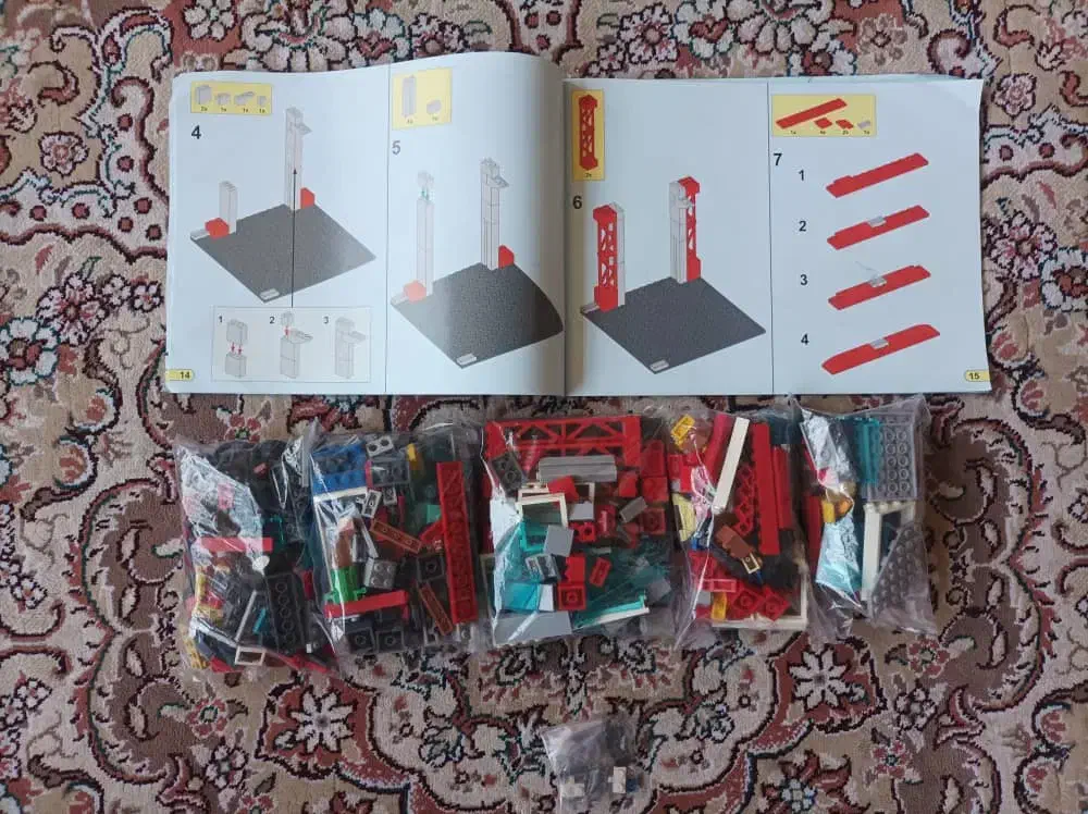 لگو آتش نشان اسباب بازی (۵۳۳ قطعه)|اسباب‌‌بازی|اصفهان, ارداجی|دیوار