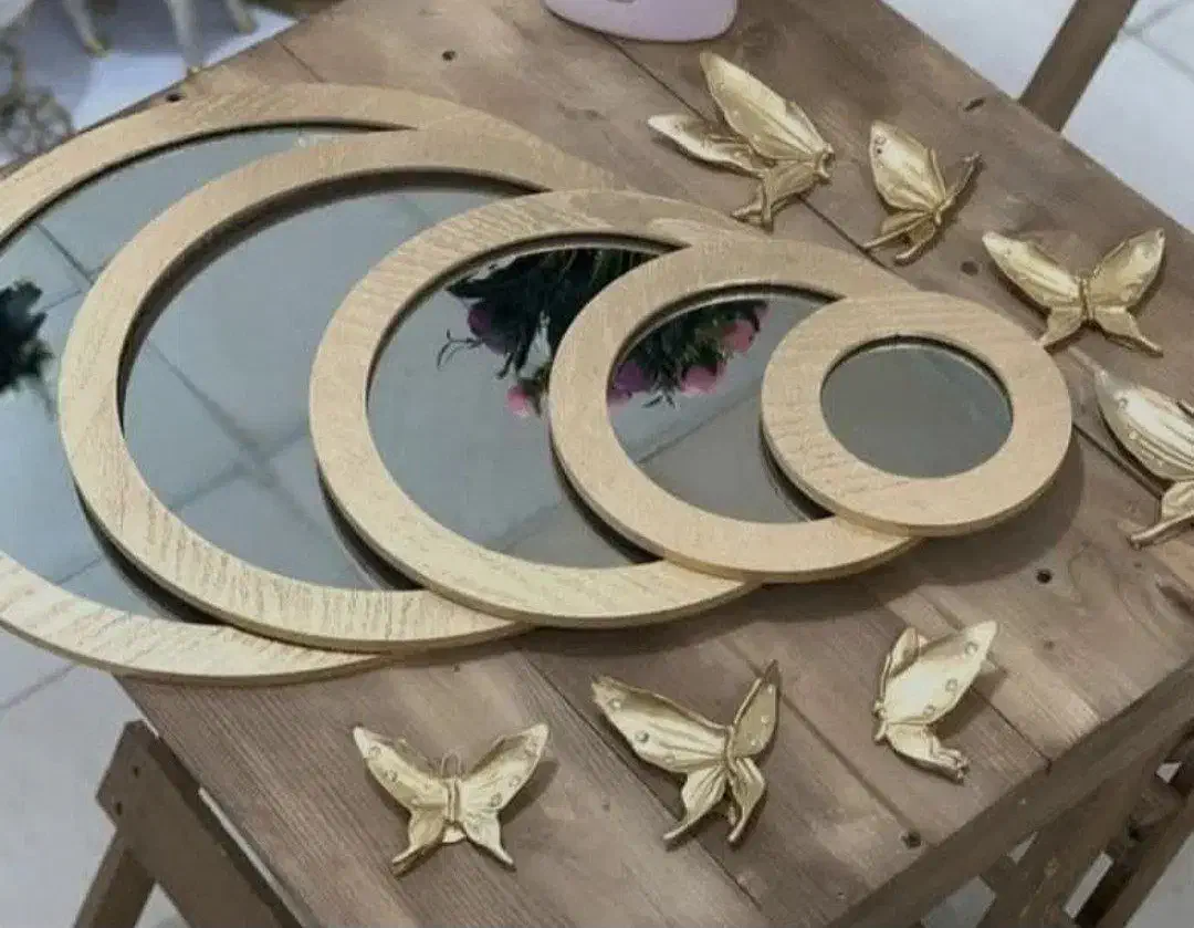 آینه دکوراتیو پنج تکه|آینه|ری, دیلمان|دیوار