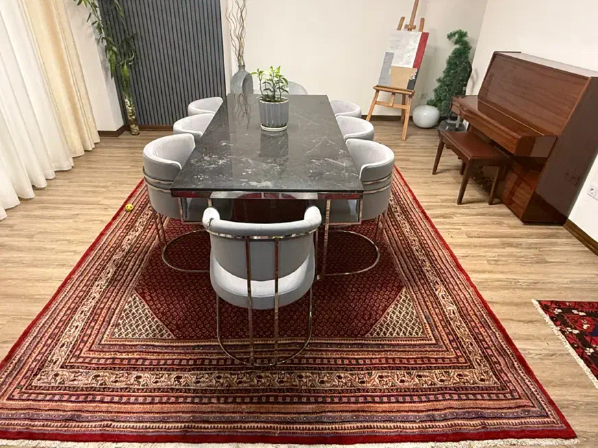 فرش ساروق 12 متری|فرش|کیش, |دیوار