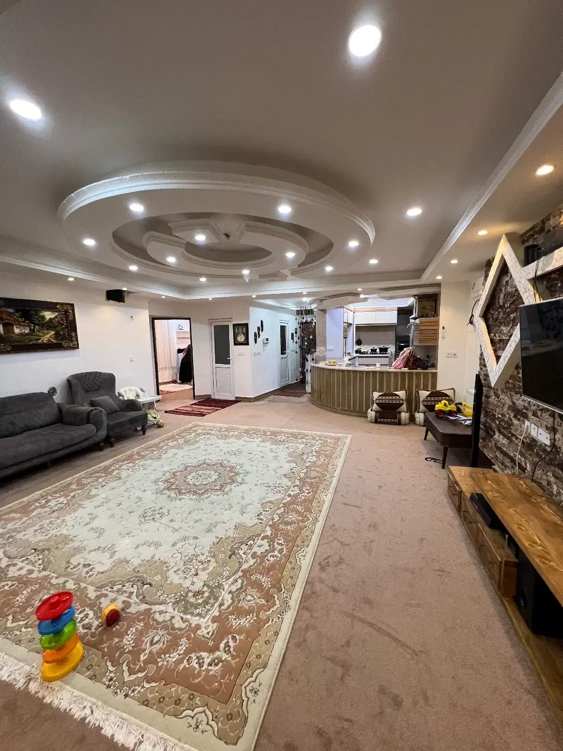 آپارتمان120متری/دوخواب/بربلوار انقلاب/ویو ابدی|فروش آپارتمان|یاسوج, |دیوار