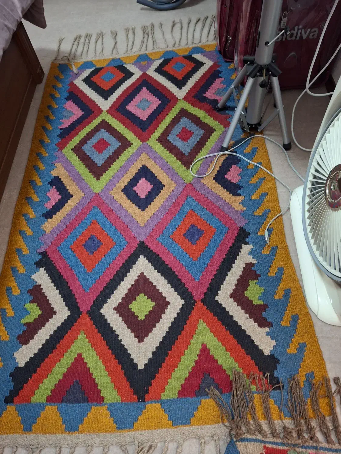 گلیم دستبافت|گلیم، جاجیم، گبه|زنجان, |دیوار