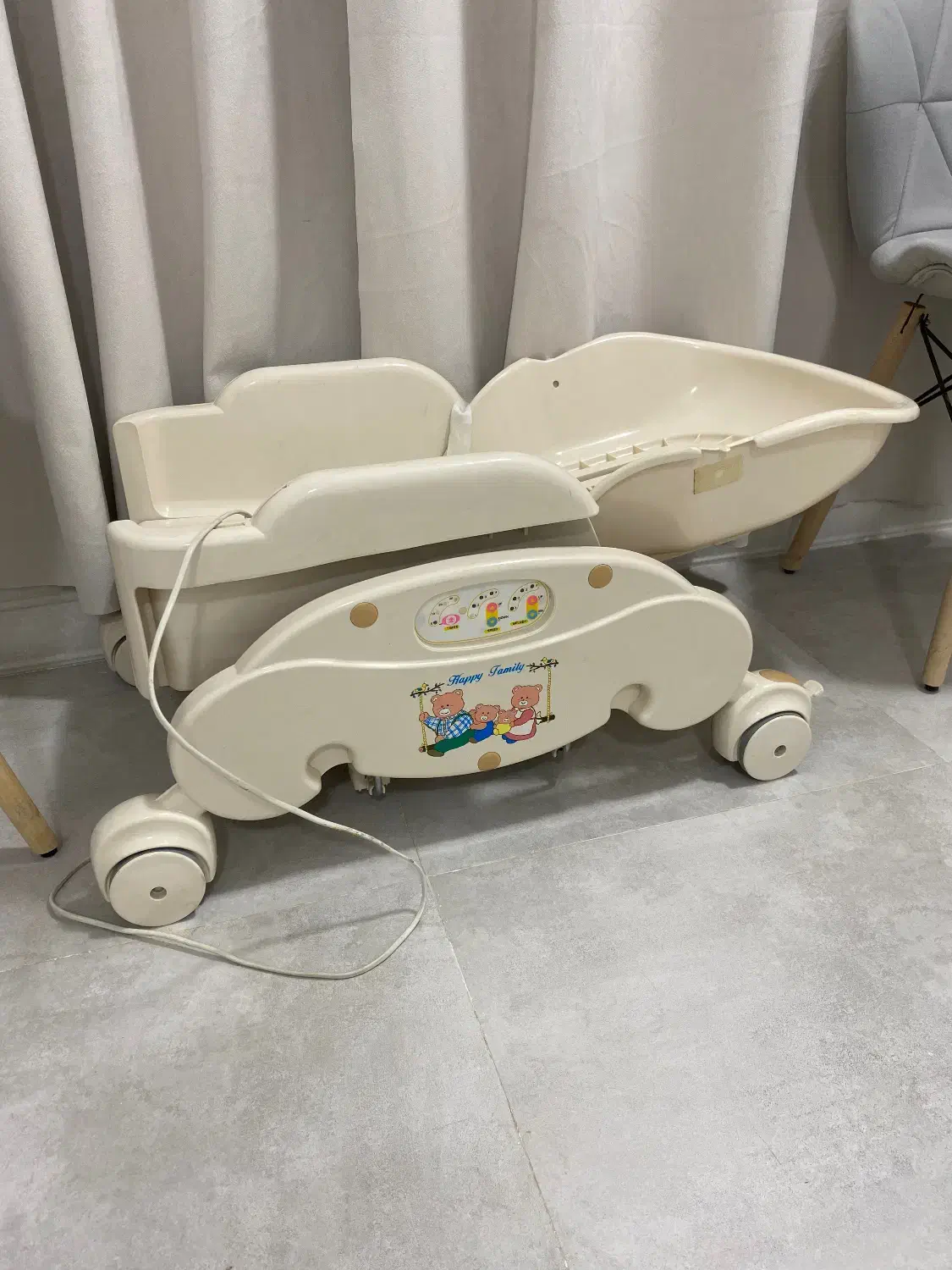 گهواره برقی نی نی لای لای خارجی موزیکال|تخت و صندلی بچه|بندرعباس, |دیوار