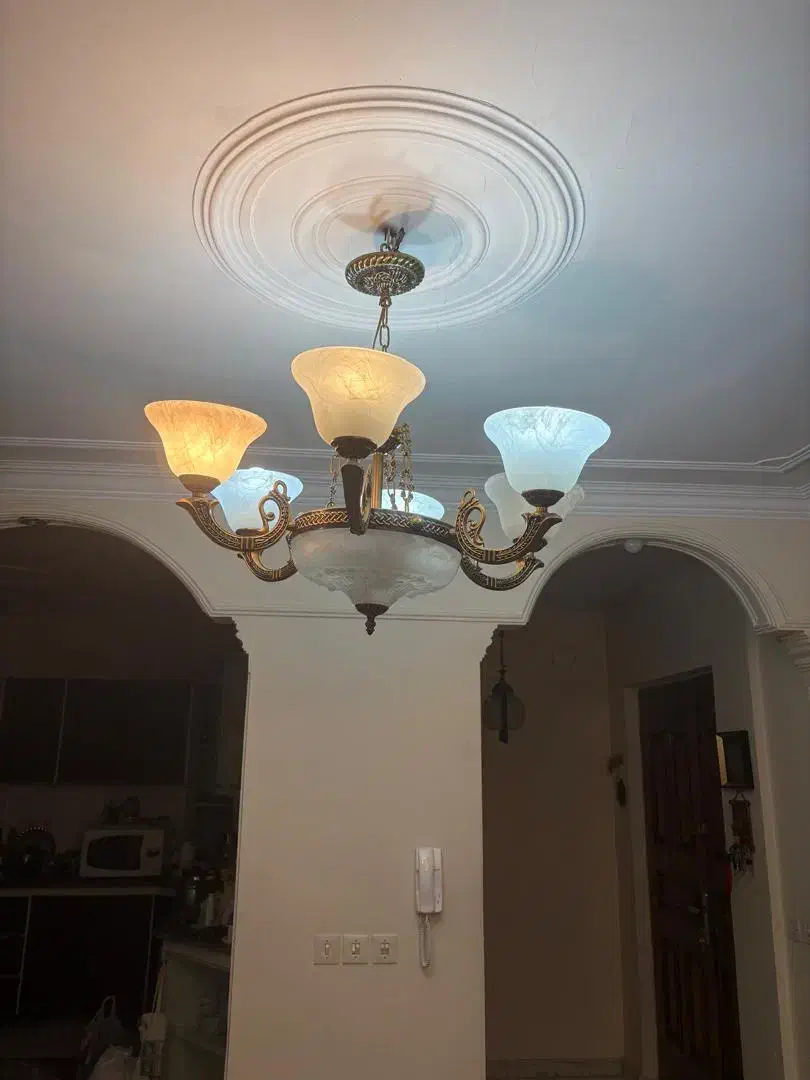 لوستر|لوستر و چراغ آویز|تهران, بهاران|دیوار