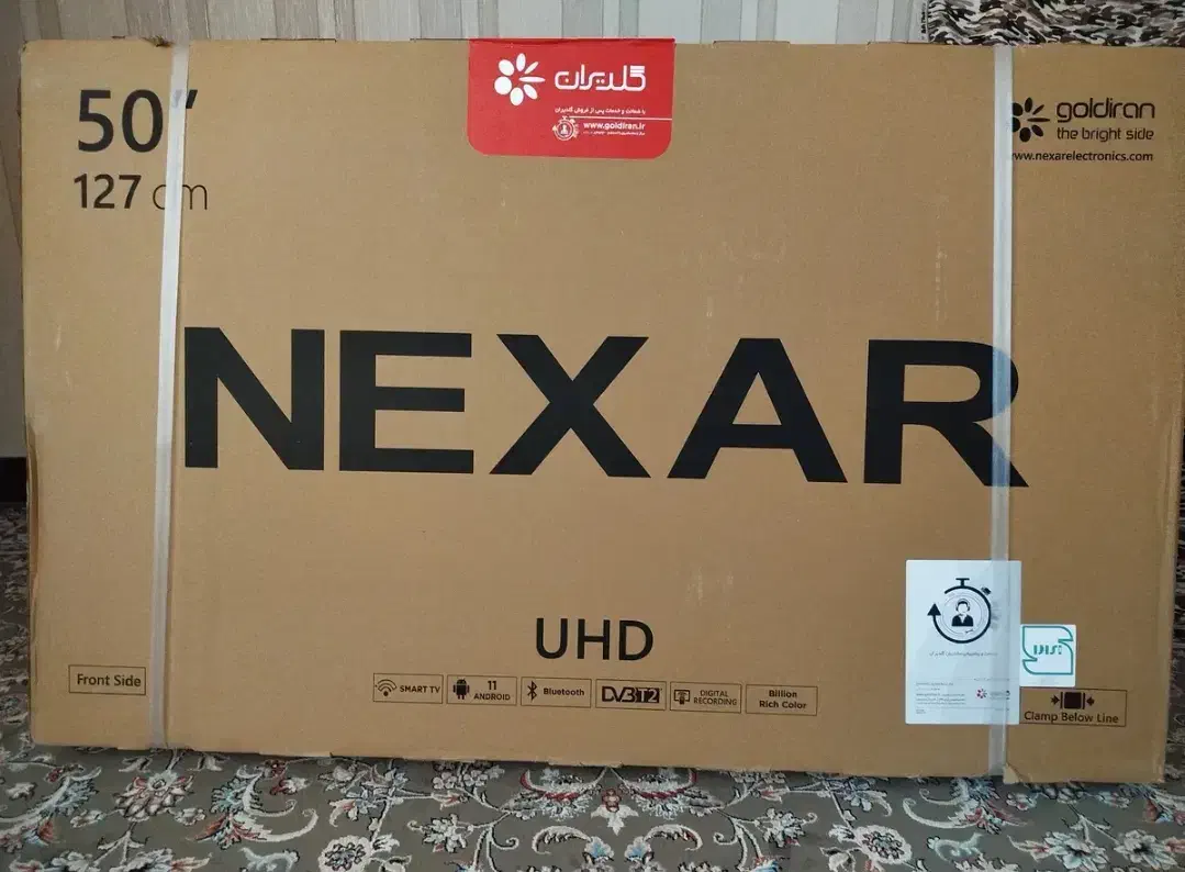 تلویزیون هوشمند ۵۰ اینچ نکسار NEXAR NTV-U50618N|تلویزیون و پروژکتور|بابل, |دیوار