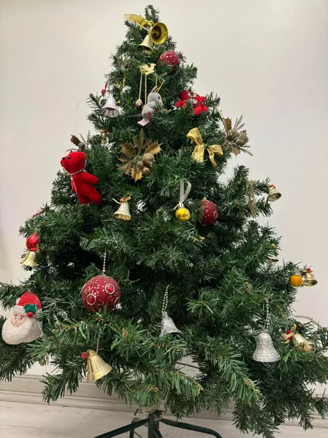 درخت کریسمس|گل مصنوعی|فردیس, فردیس|دیوار