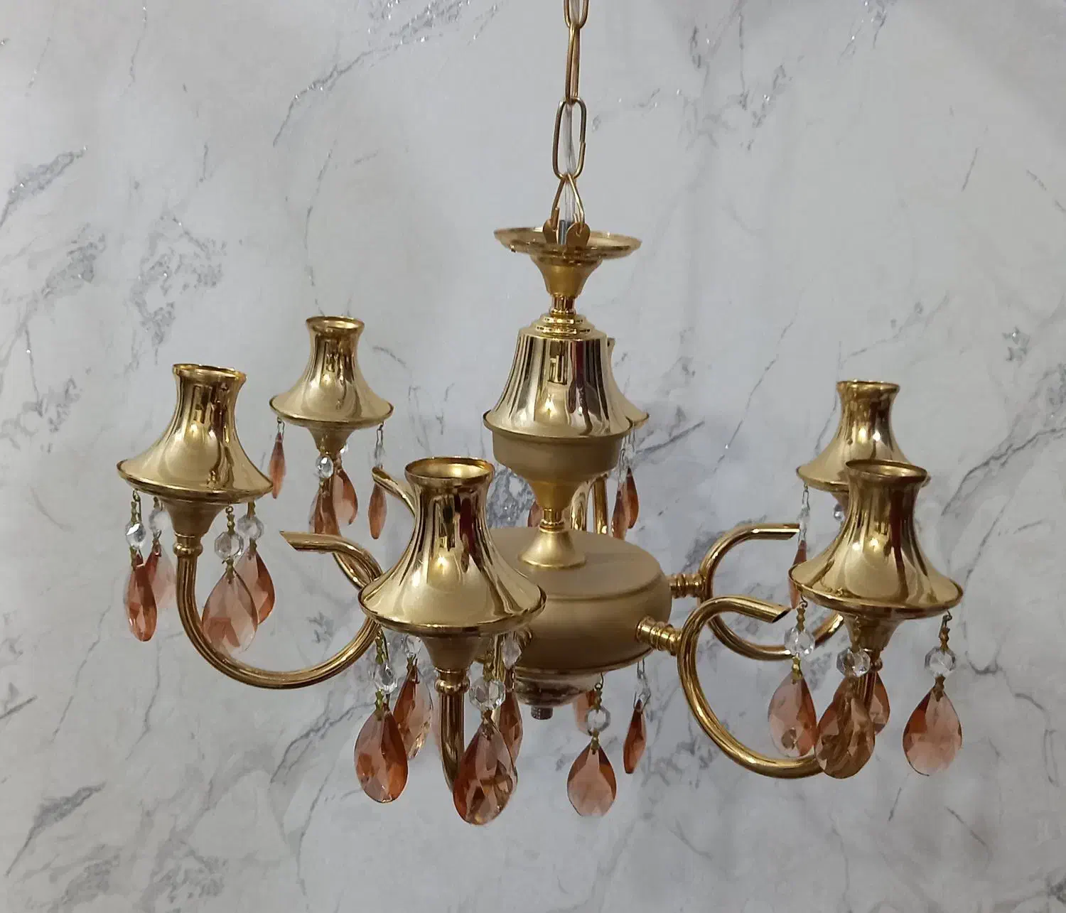 لوستر۶شاخه|لوستر و چراغ آویز|مراغه, |دیوار