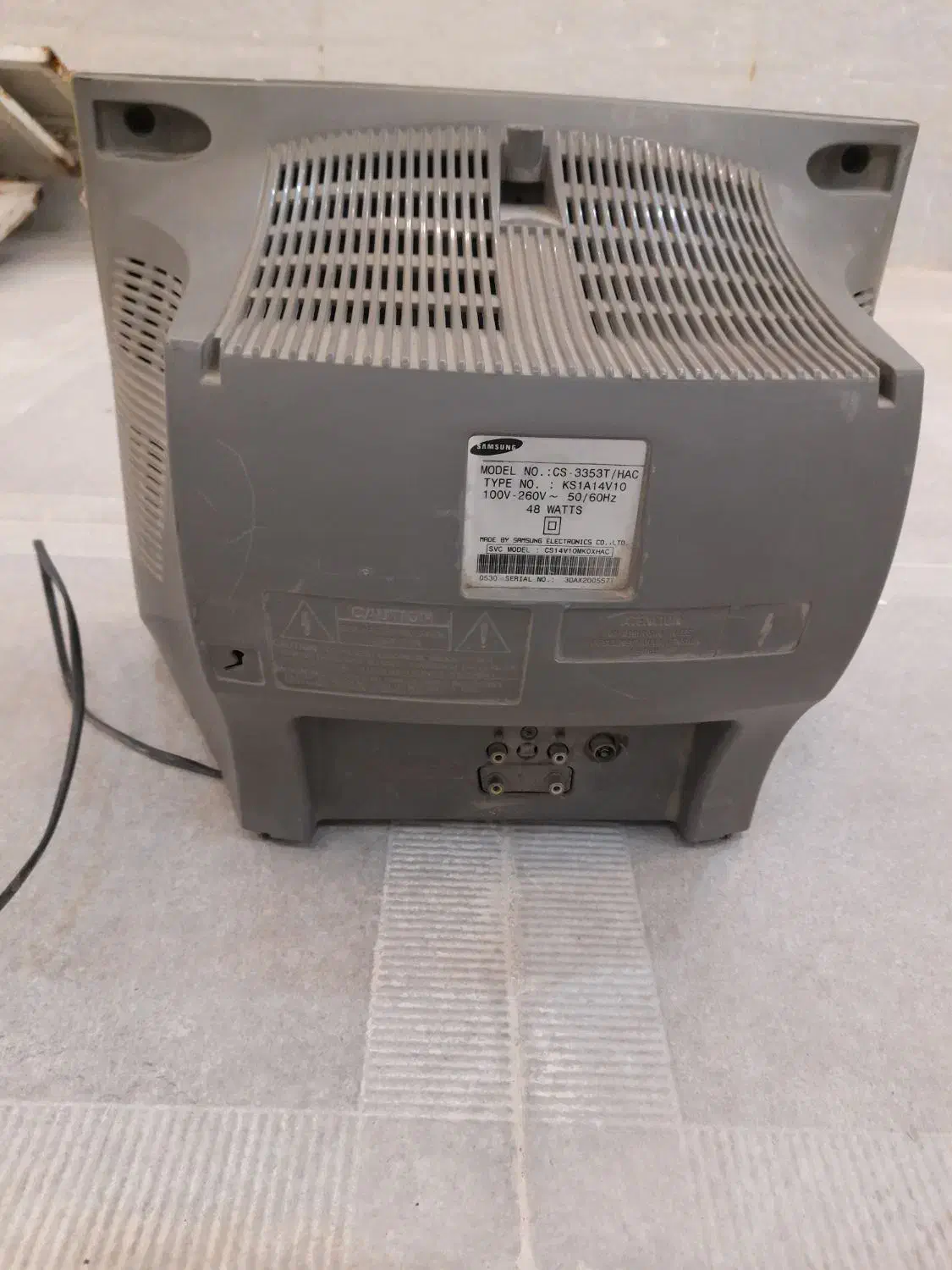 تلوزیون رنگی ۱۴ اینچ سامسونگ|تلویزیون و پروژکتور|دوگنبدان, |دیوار