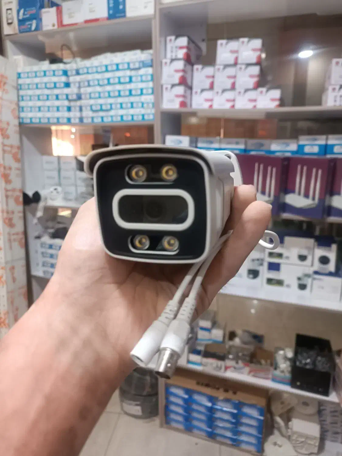 دوربین مداربسته پروژکتوری 5MP هوشمند|دوربین مداربسته|قم, گذر قلعه|دیوار