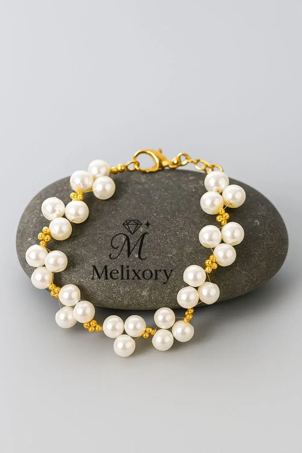 دستبند مرواریدی گل به گل|بدلیجات|تهران, جیحون|دیوار