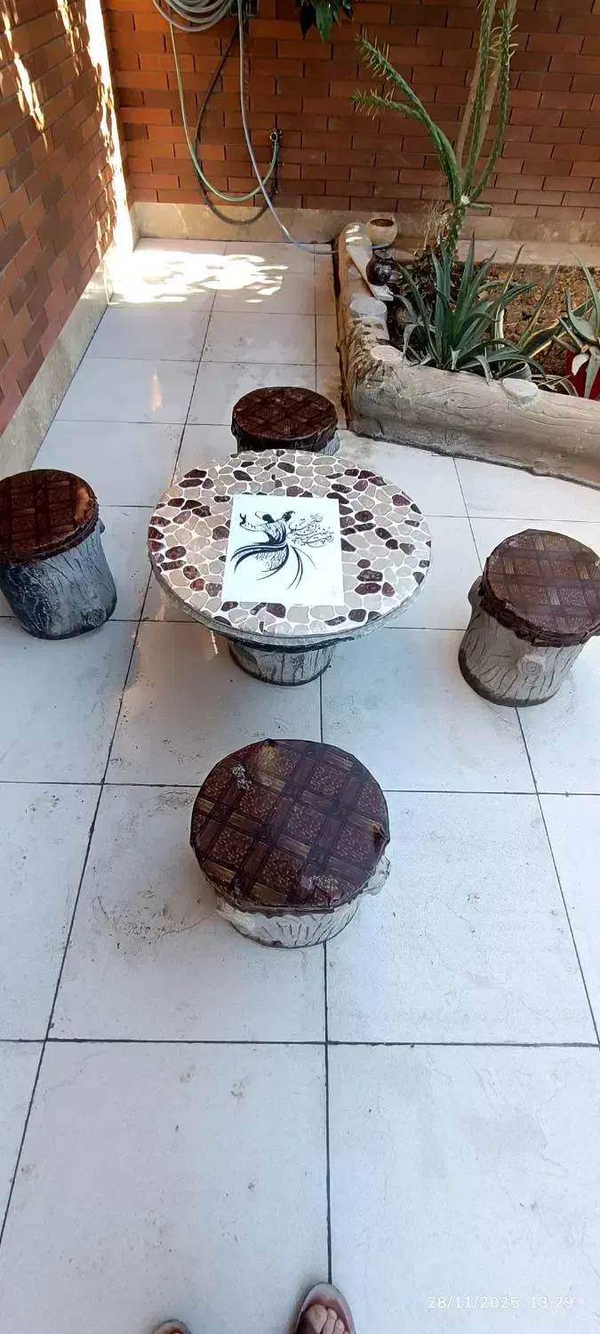 میز و صندلی چهارنفره|میز و صندلی غذاخوری|لردگان, |دیوار