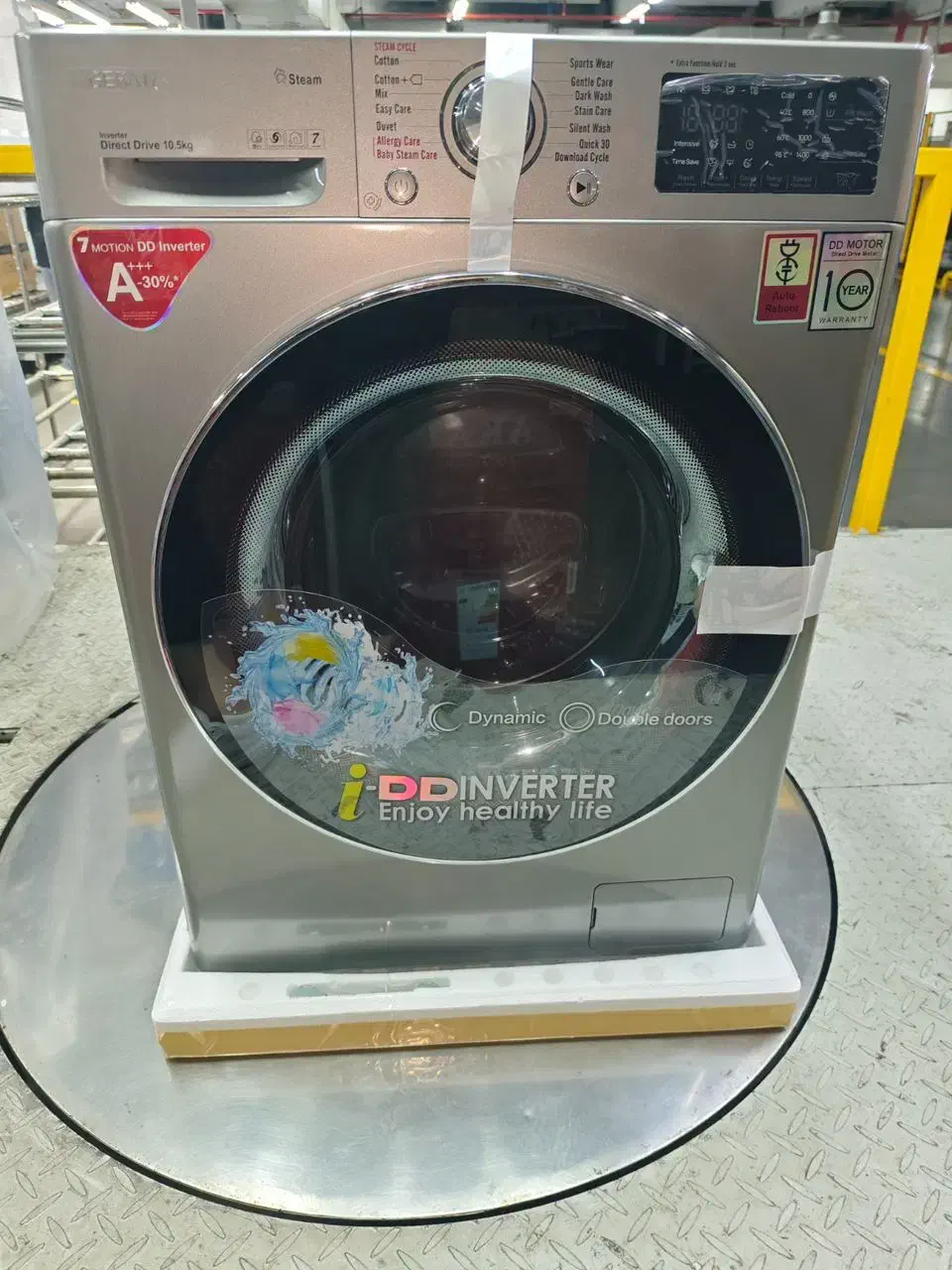 لباسشویی 10/5 کیلویی مارک گراتی|ماشین لباسشویی و خشککن لباس|قم, علی آباد|دیوار