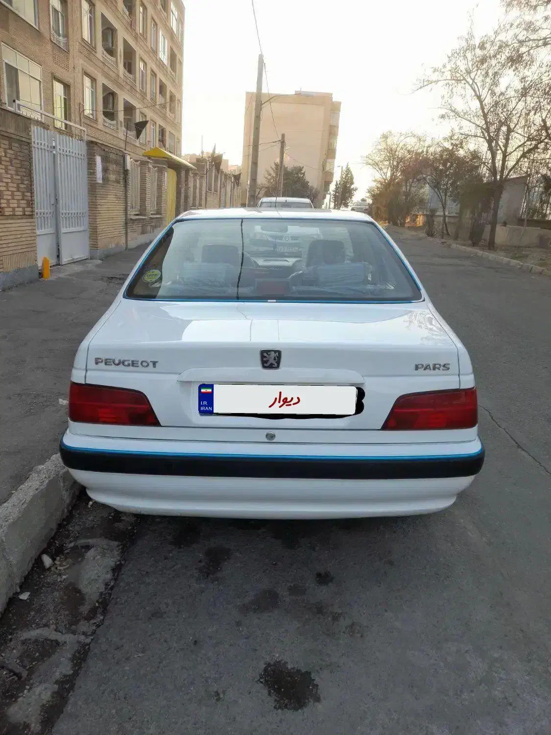 پژو پارس سفید XU7 بی رنگ  مدل 1400|خودرو سواری و وانت|بابل, |دیوار