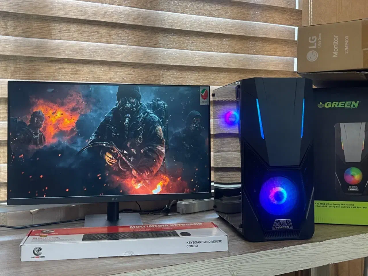 کامل کامپیوترCORI5گیمینگRGBرم16گرافیکDDR5گارانتی|رایانه رومیزی|تهران, شمیران‌نو|دیوار