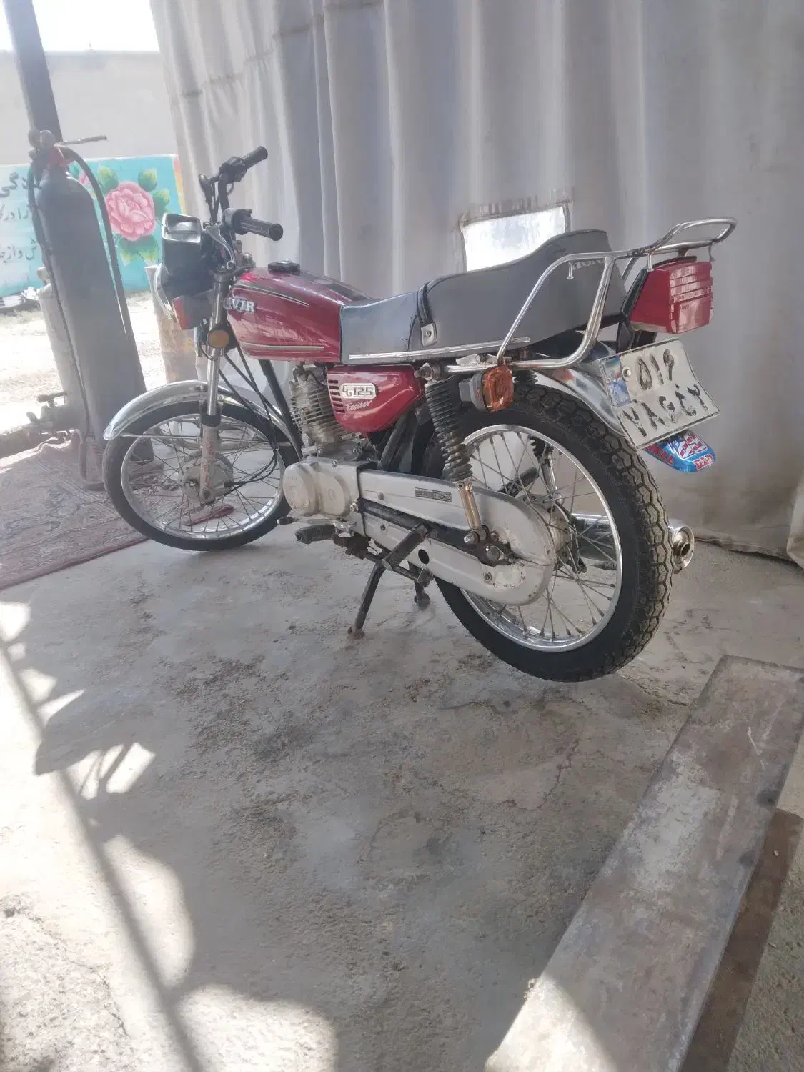 موتور۱۲۵مزایده ای|موتورسیکلت|مرودشت, ژیان|دیوار