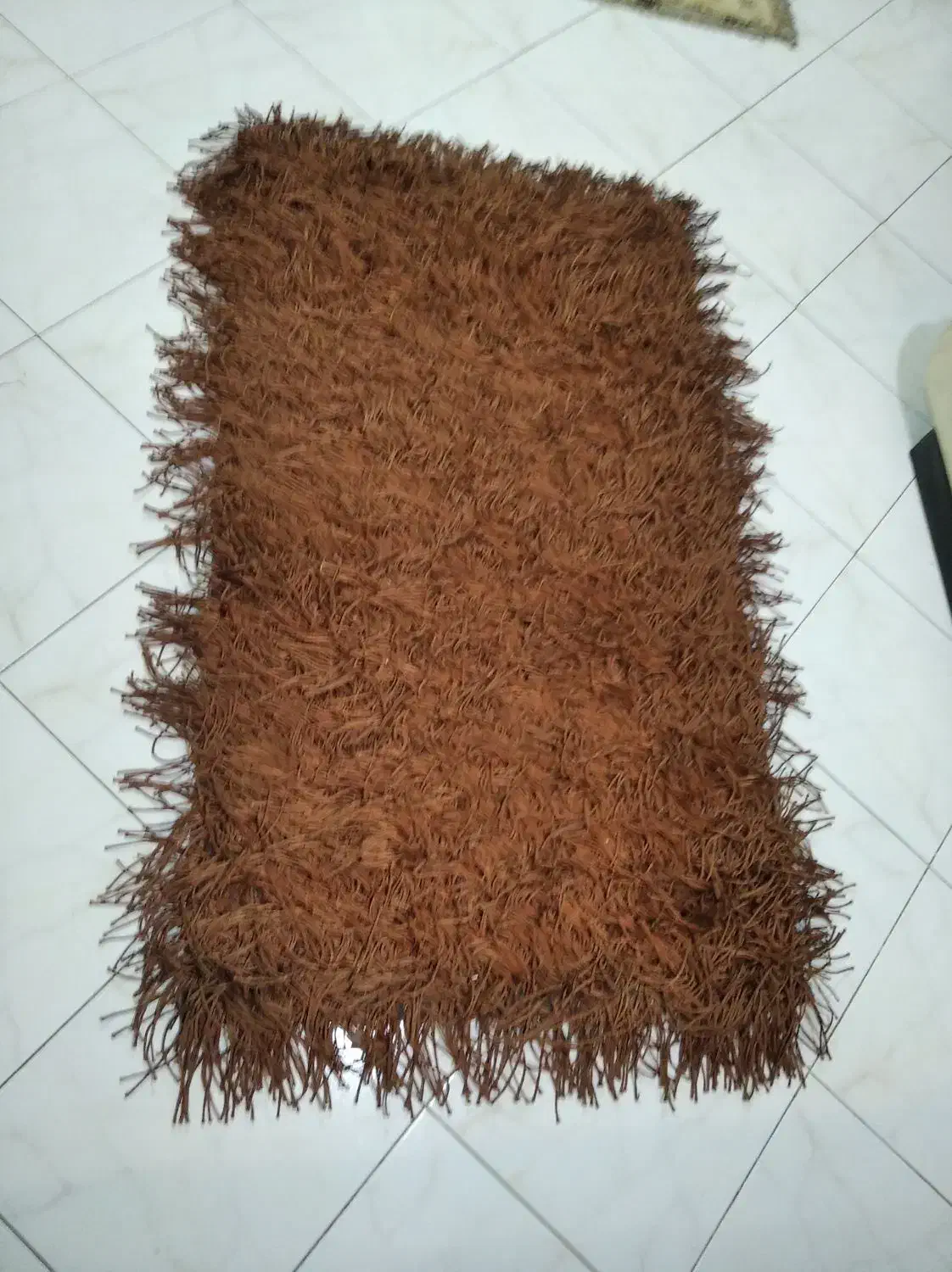 یک عدد فرش قهوهای کوچک در حد نو مال هند|فرش|تهران, صادقیه|دیوار