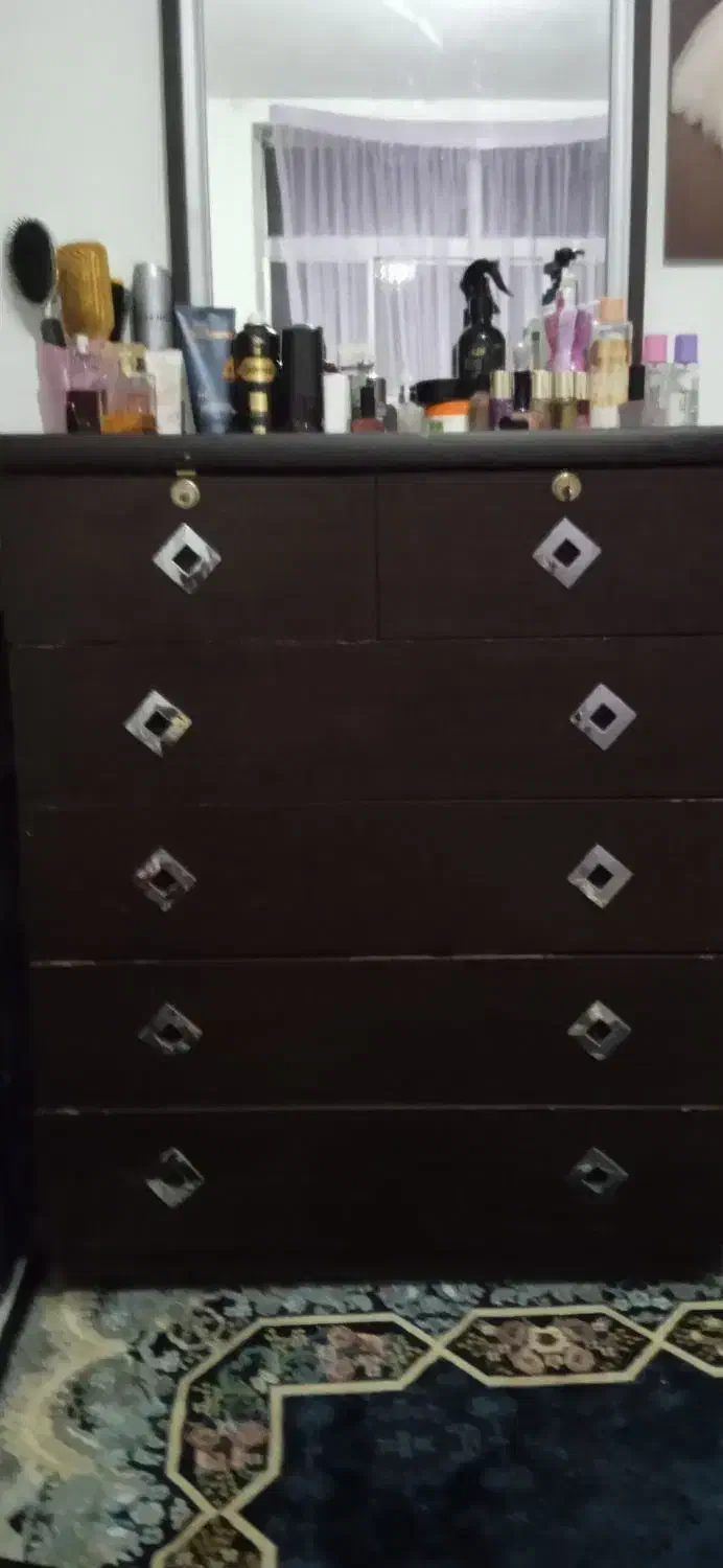 دراور چوبی|جاکفشی، کمد، دراور|بندر انزلی, پرستار|دیوار