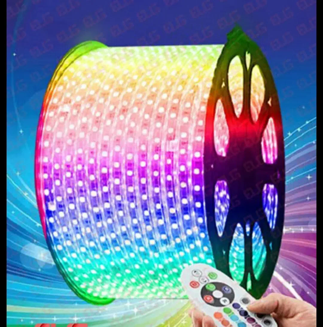 ریسه هفت رنگ 9متر متری 100|ریسه و چراغ تزئینی|پرند, فاز ۵|دیوار