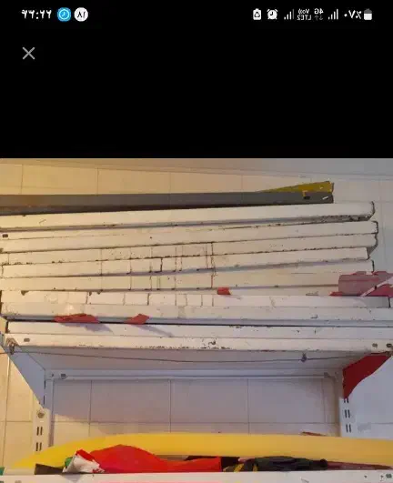 قفسه کامل کفی کارکرده مابقی نو|کتابخانه، شلف، قفسه‌های دیواری|بندر ماهشهر, |دیوار