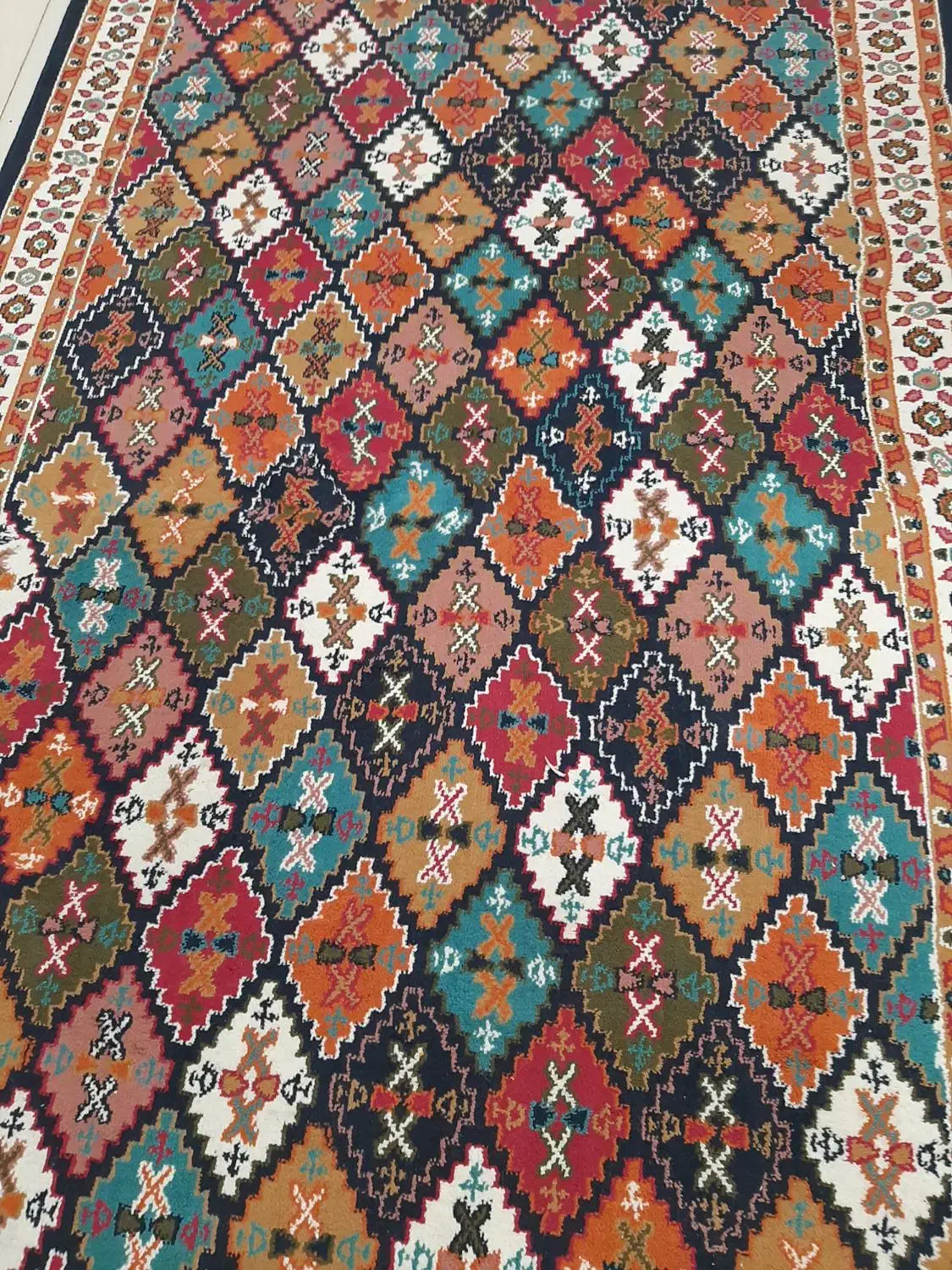 کناره|فرش|گلپایگان, |دیوار