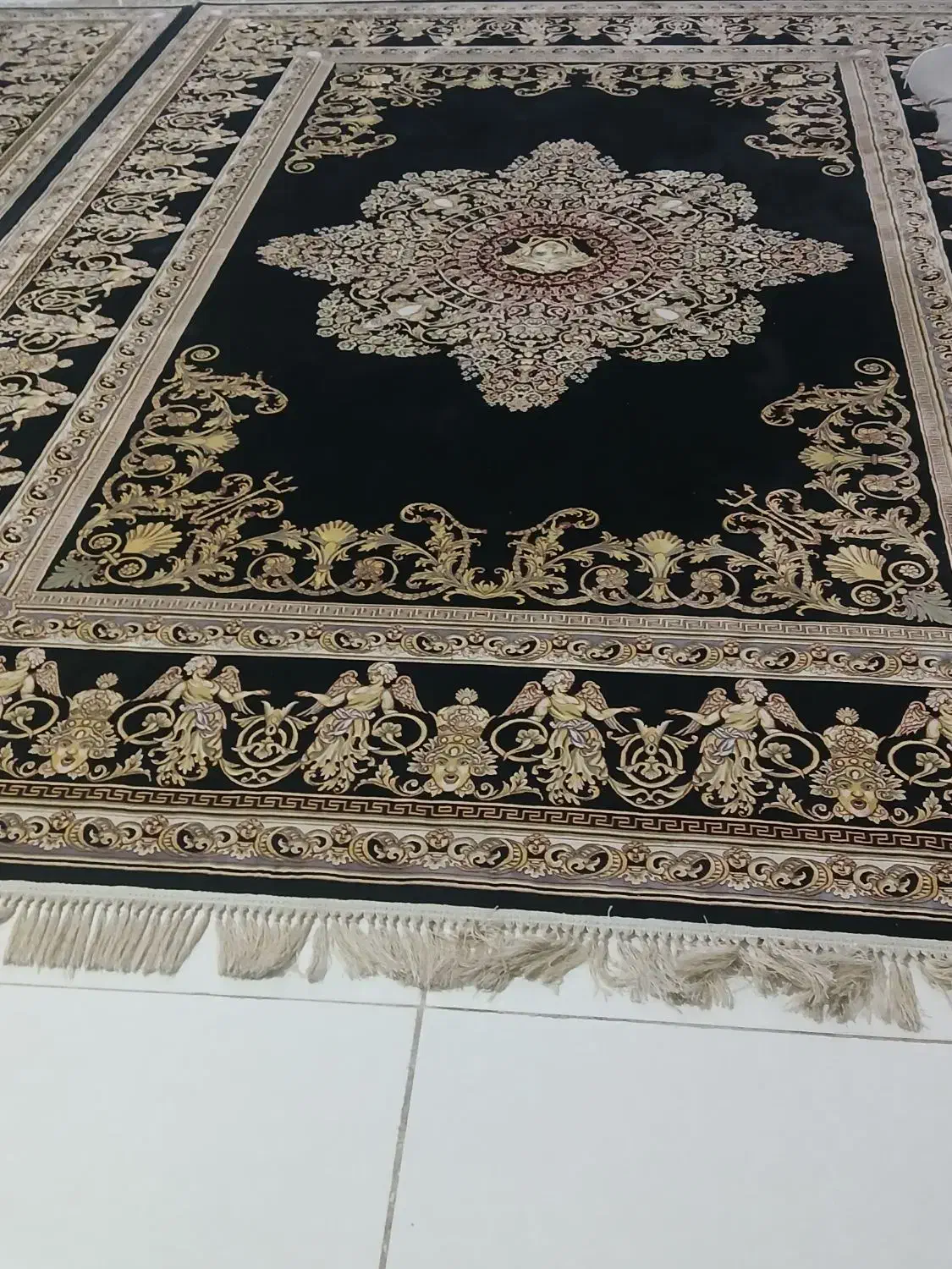 فرش ۹متری ورساچه|فرش|چهارباغ, |دیوار