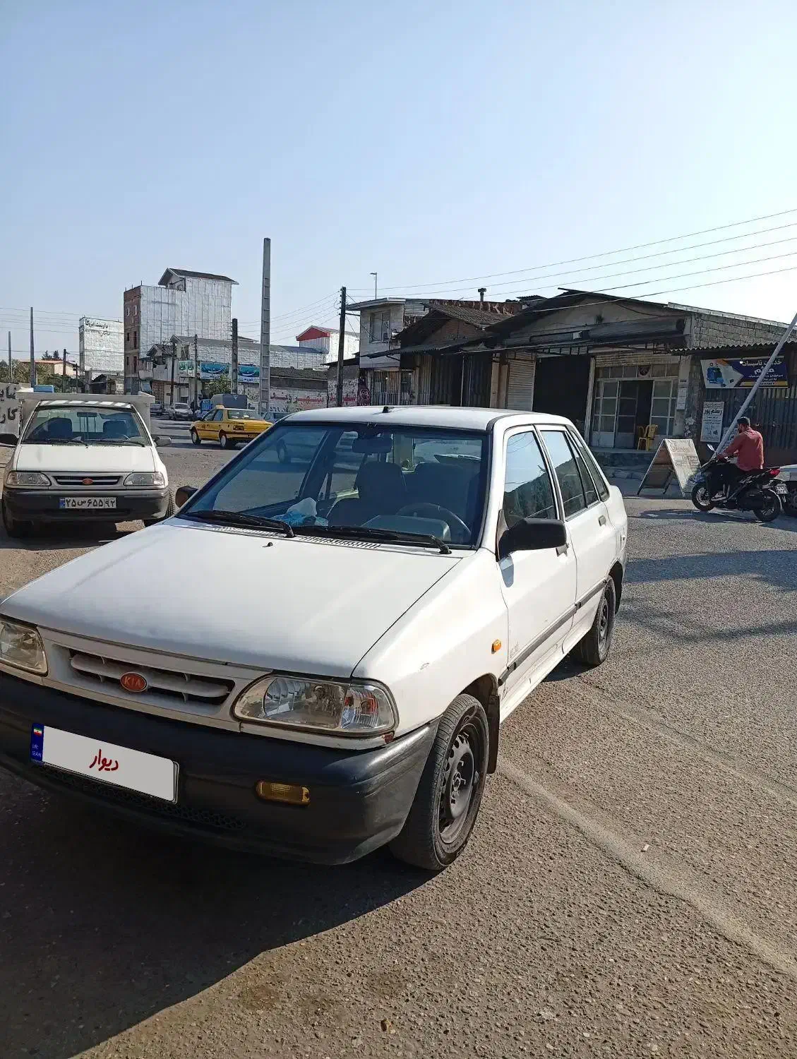 پراید 89 سفید سالم|خودرو سواری و وانت|گتاب, |دیوار