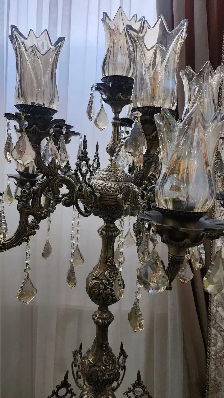 چلچراغ ۱۱ شاخه|لوستر و چراغ آویز|مشهد, حجت|دیوار