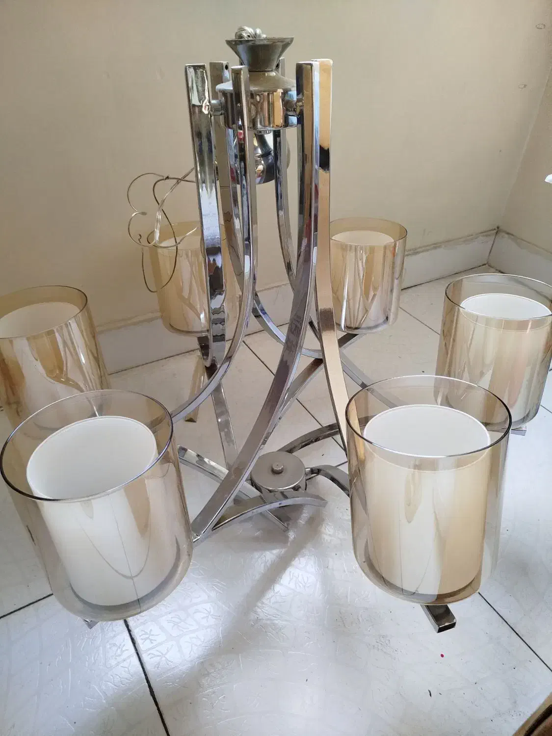 لوستر ۶ شاخه|لوستر و چراغ آویز|تهران, امیریه|دیوار