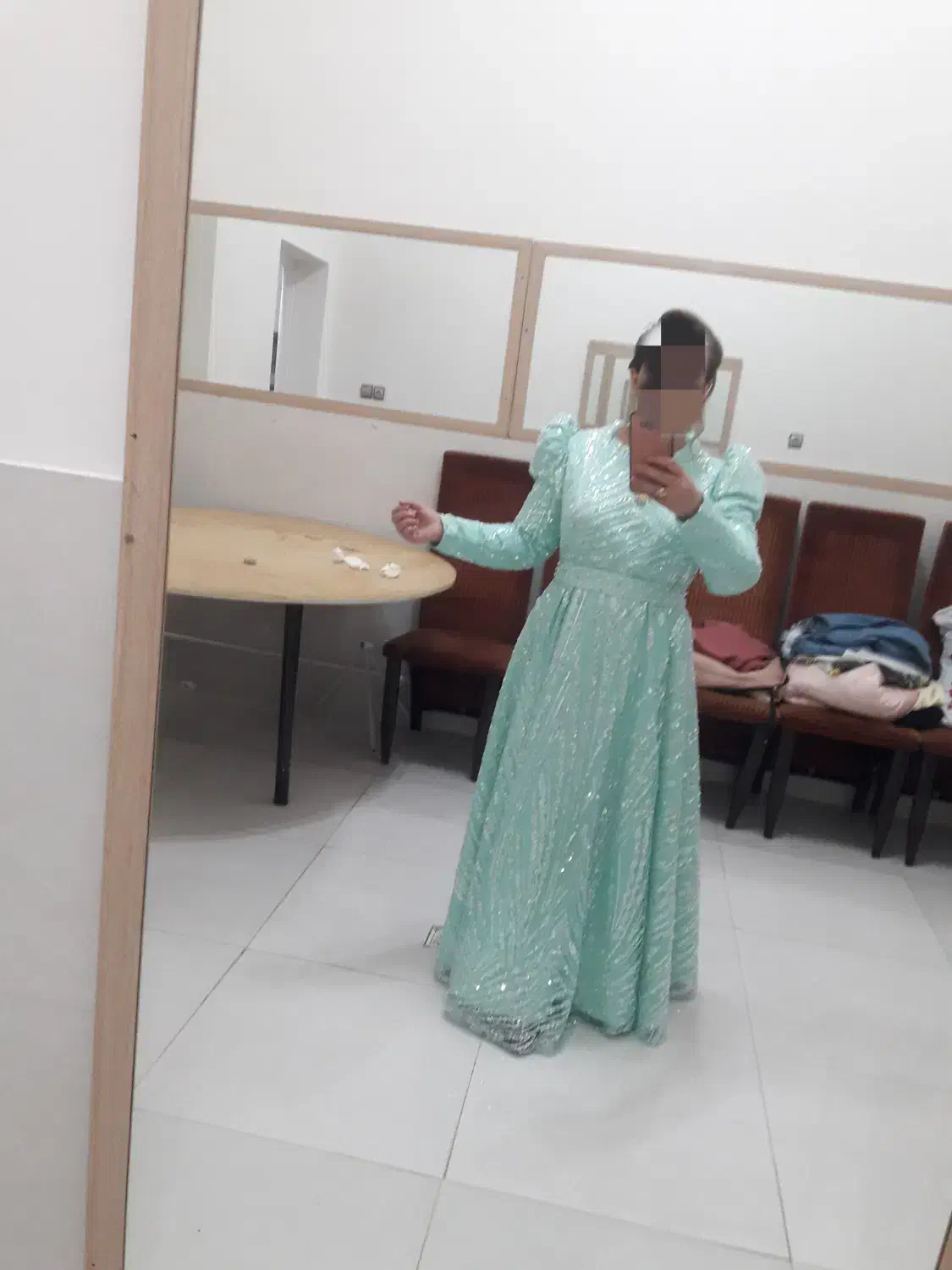 پیراهن مجلسی مزون دوز کاملا نو قیمت ۶ میلیون|لباس|جاجرم, |دیوار