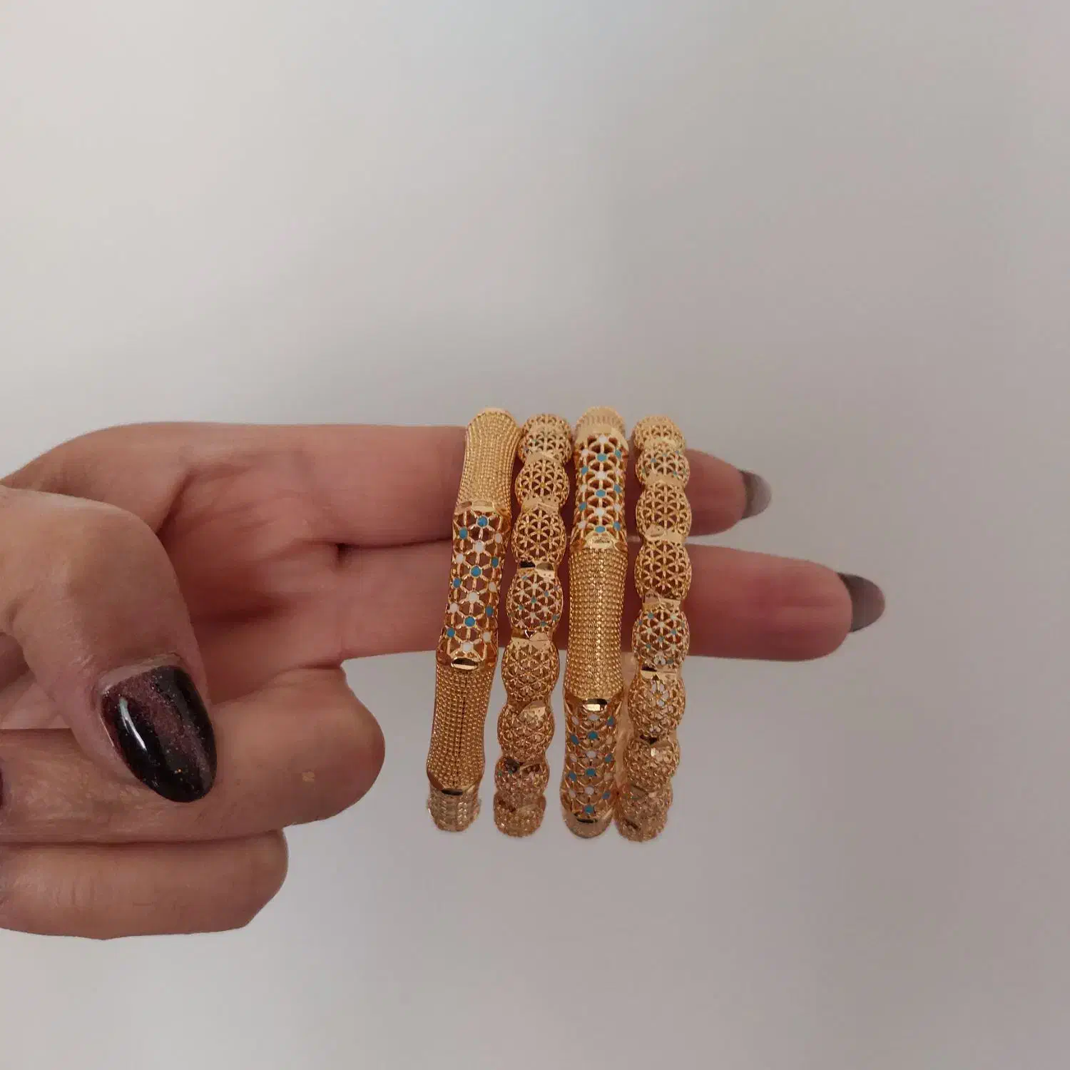 دو جفت النگو طرح طلا|بدلیجات|شیراز, پانصد دستگاه ارتش|دیوار