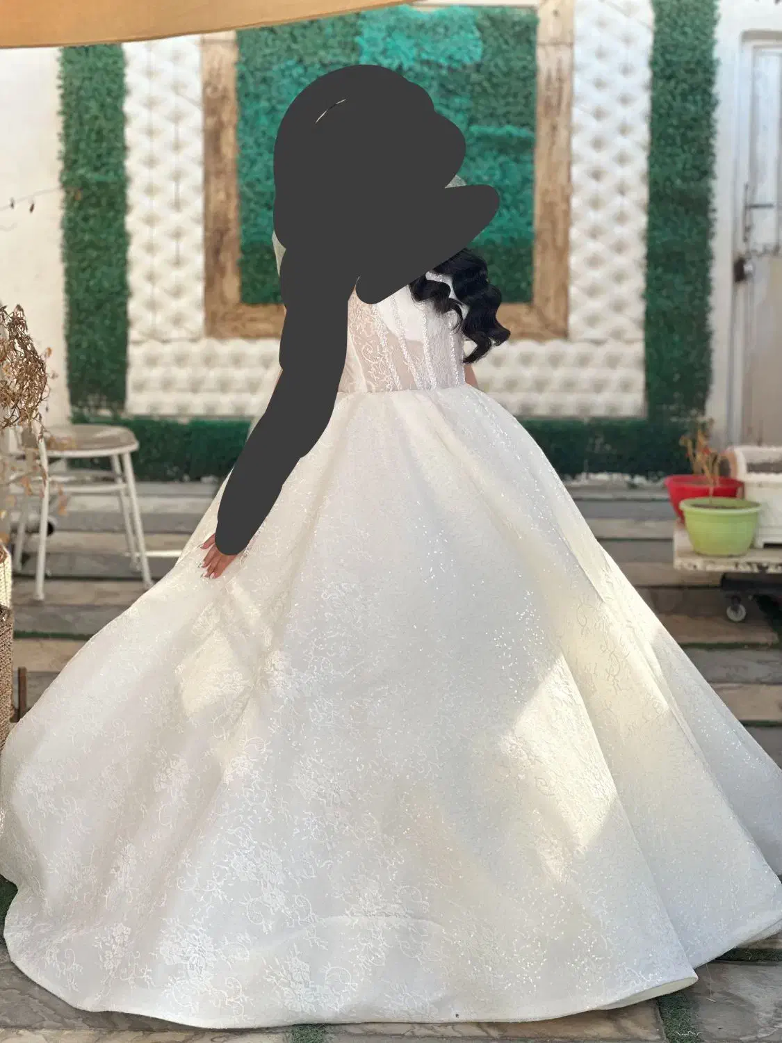 پیراهن عروس با ژپون شش فنره|لباس|پاکدشت, پاکدشت (مامازند)|دیوار