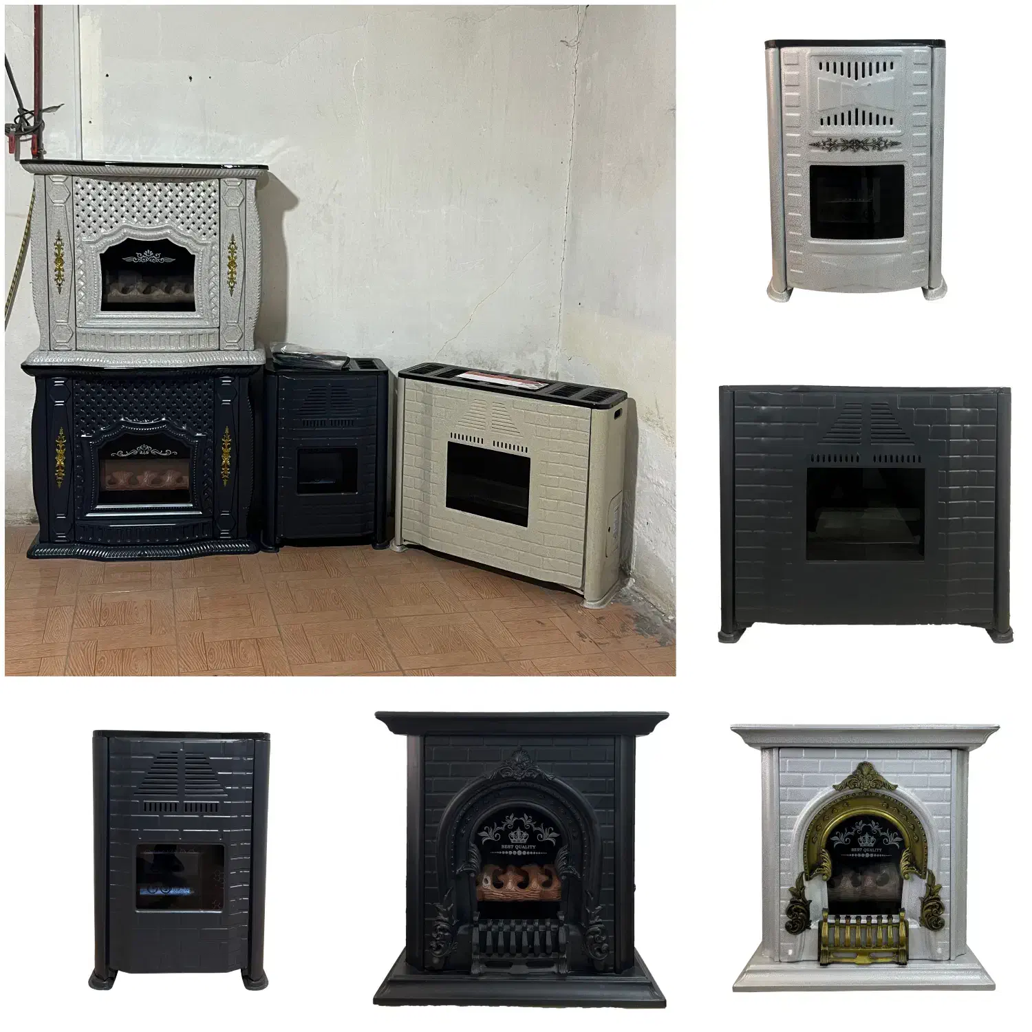 انواع بخاری گازی و شومینه گازی به قیمت تولیدی|بخاری، هیتر، شومینه|تبریز, |دیوار