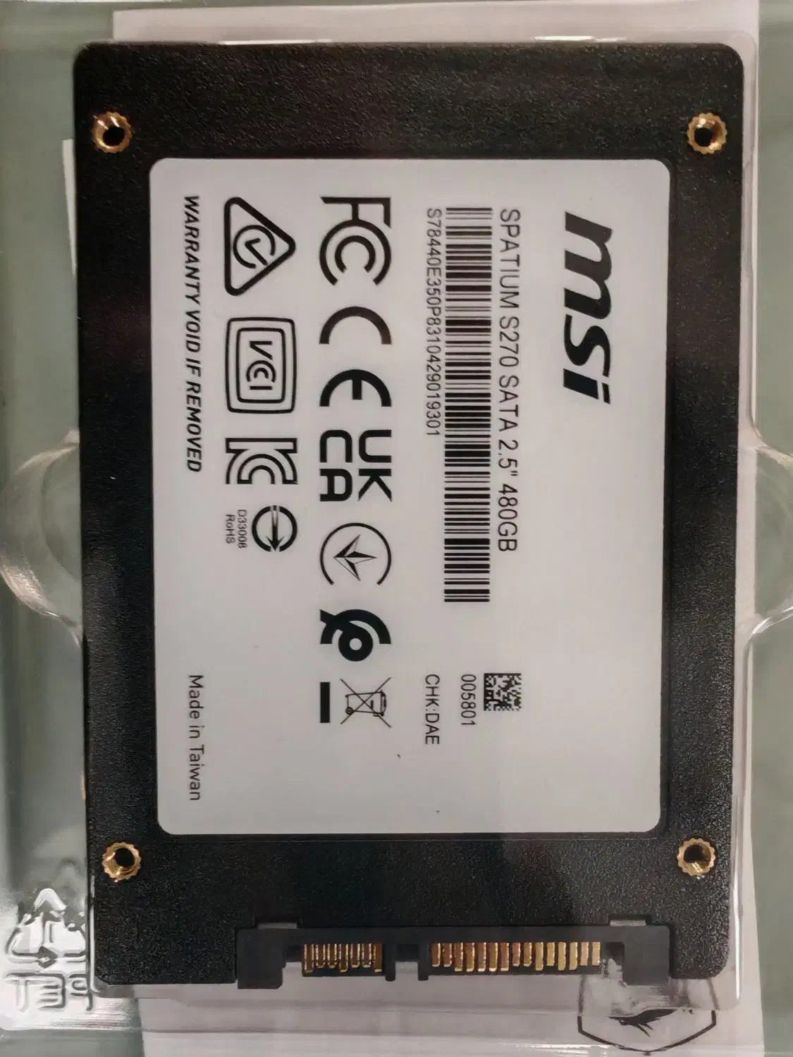 هارد ssd 480 MSI آکبند|قطعات و لوازم جانبی رایانه|تهران, پاسداران|دیوار