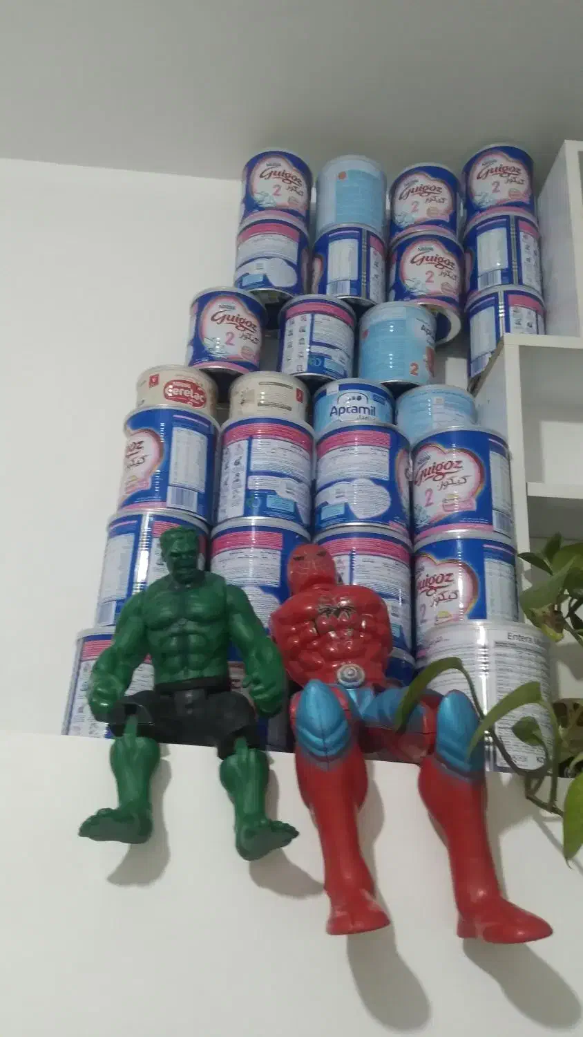 قوطی خالی سالم|ظروف نگهدارنده، پلاستیکی، یک‌بارمصرف|اسفراین, |دیوار