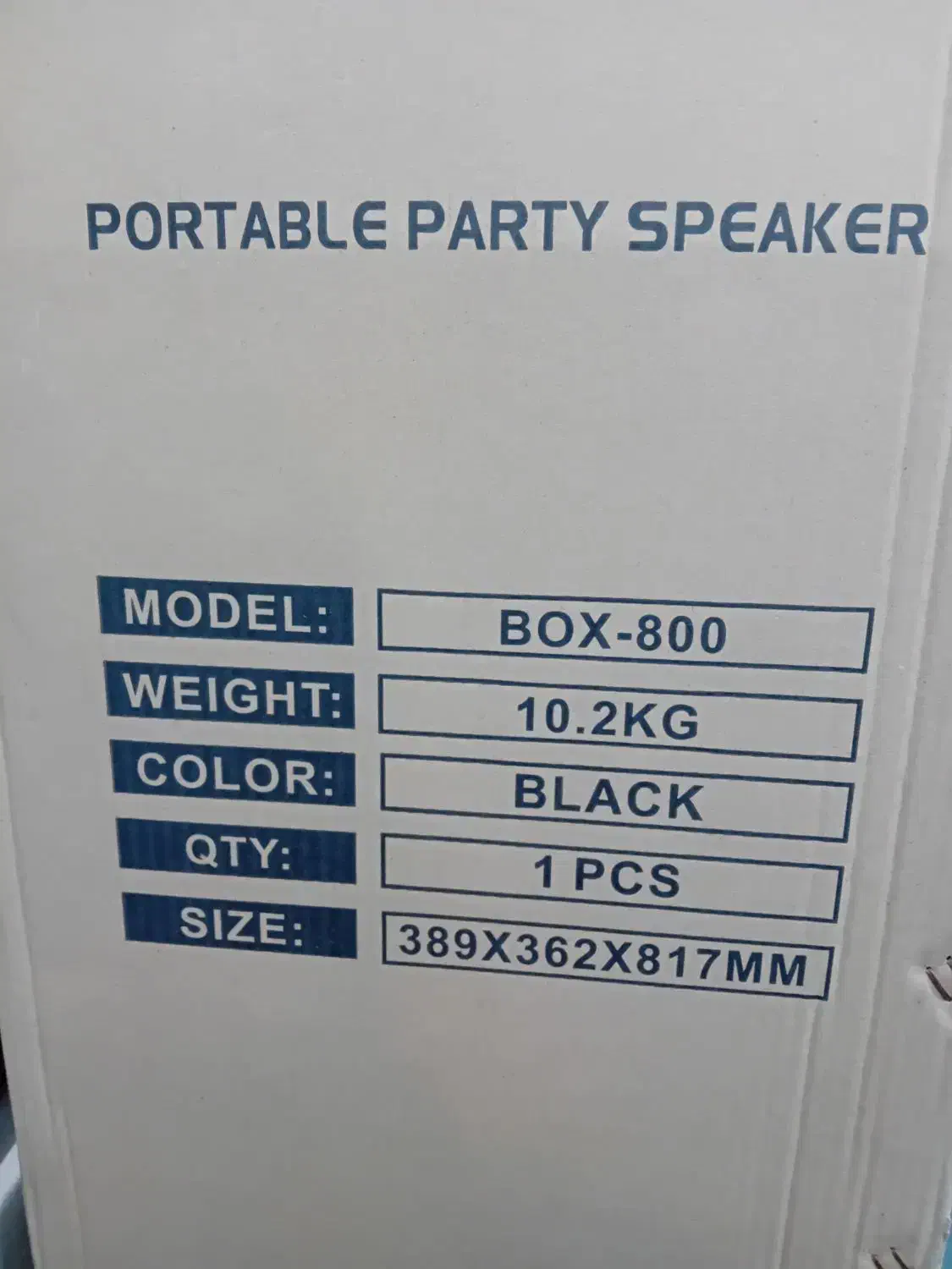 اسپیکر پارتی باکس شارژی|پخشکننده همراه|کرج, دولتآباد|دیوار