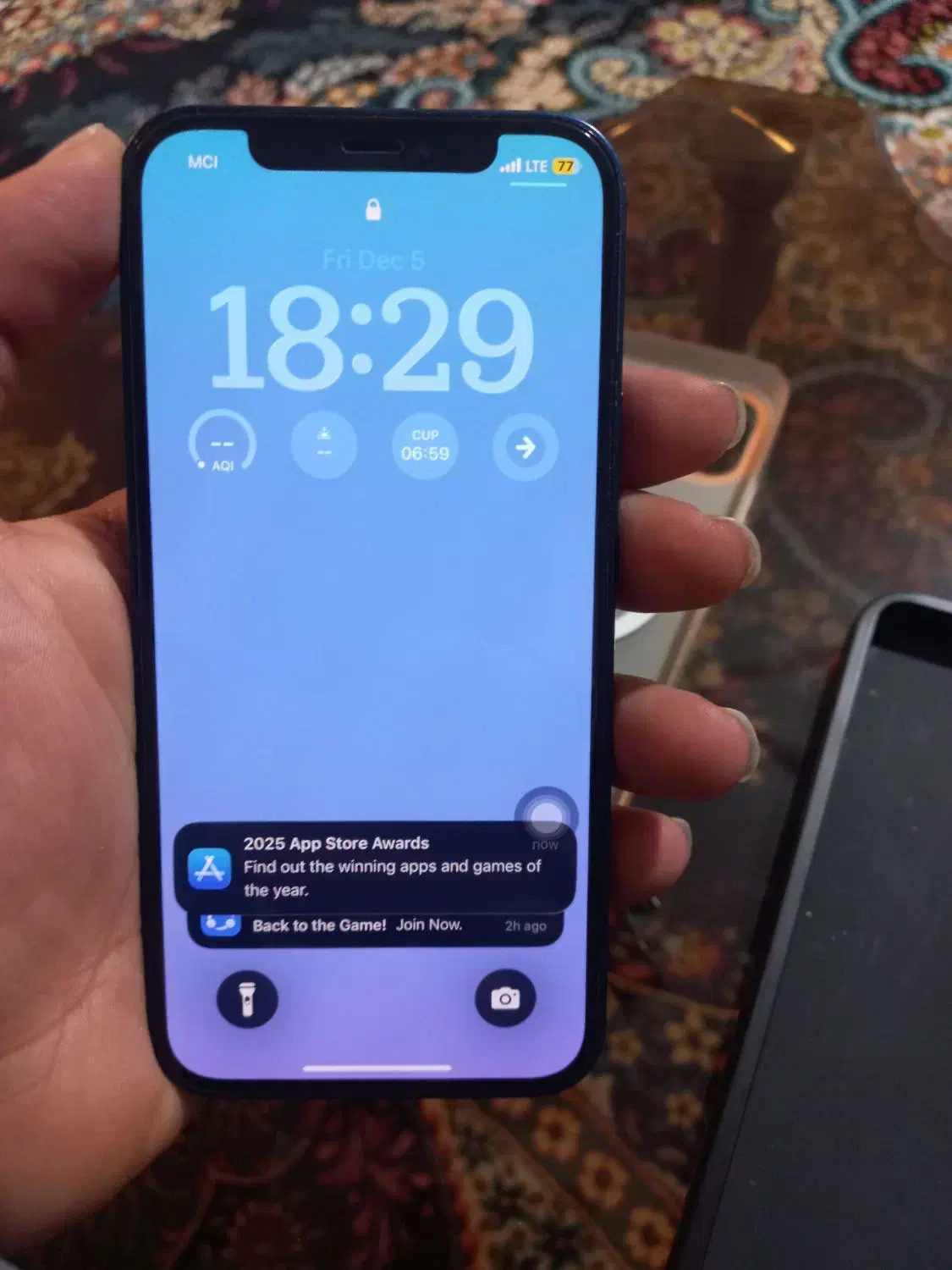 گوشی آیفون ۱۲ نرمال دوسیم پلمپ|موبایل|آبیک, |دیوار