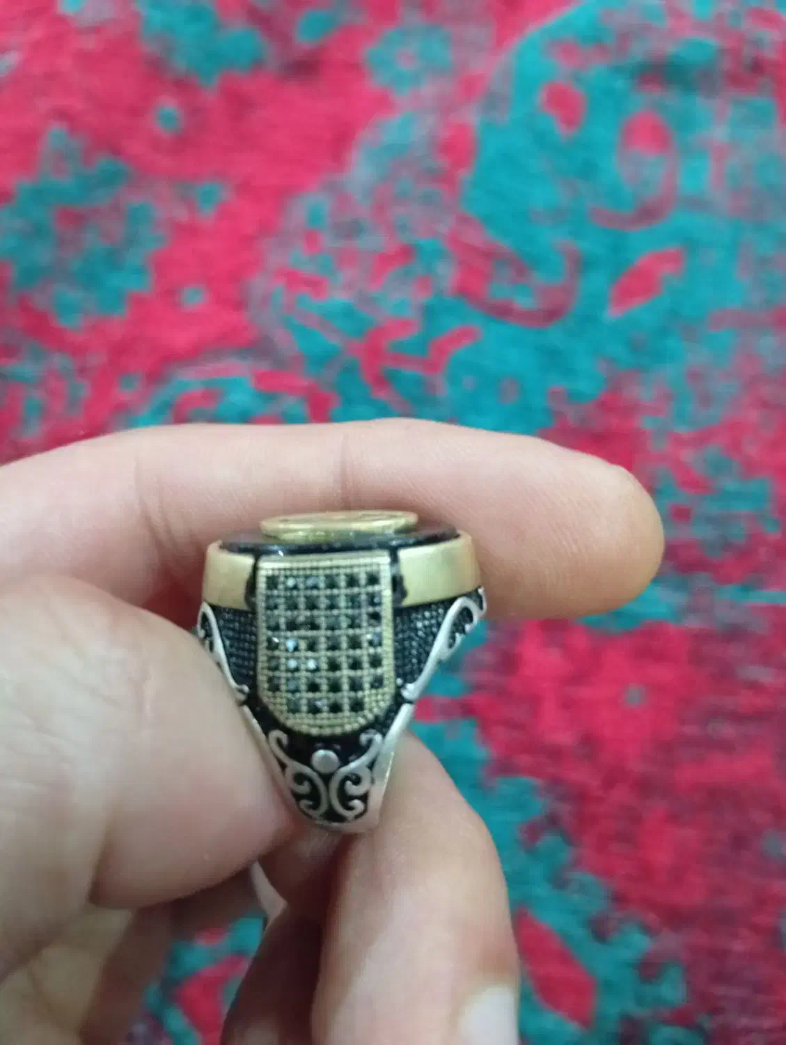 انگشتر نقره 925 وزن بالا مدل بی نظیر|جواهرات|سقز, |دیوار