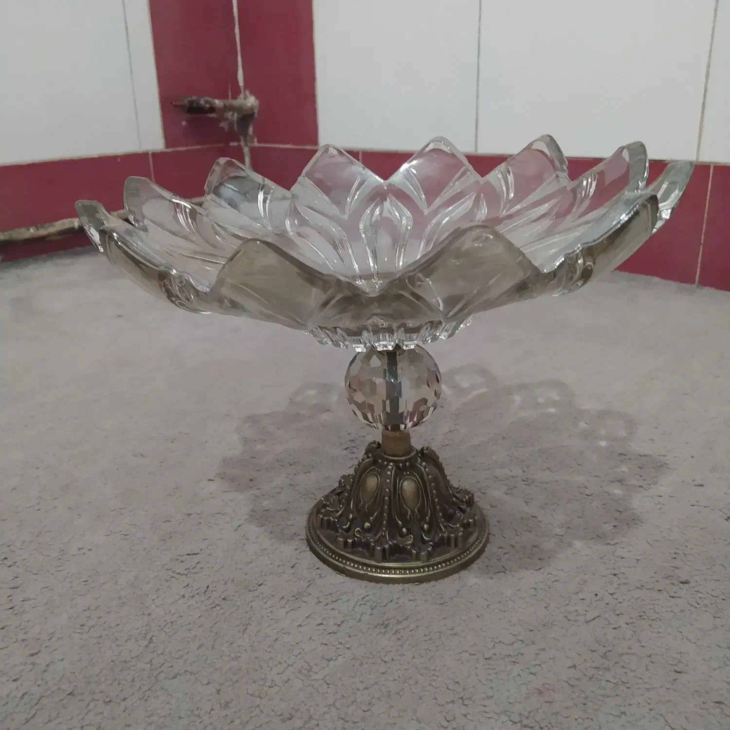 میوه خوری پایه برنز|ظروف سرو و پذیرایی|ازنا, |دیوار